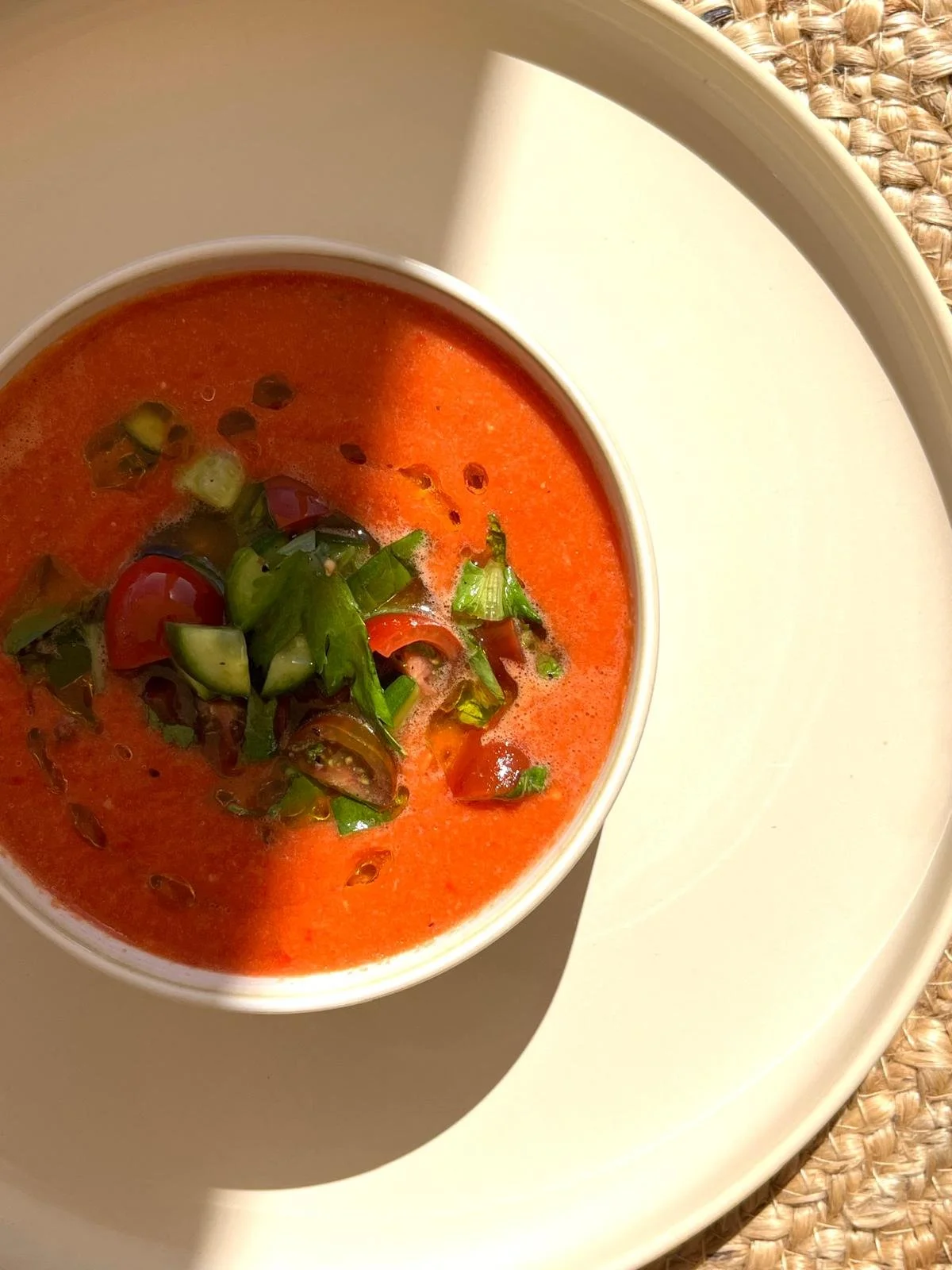 Late Summer Garden Gazpacho