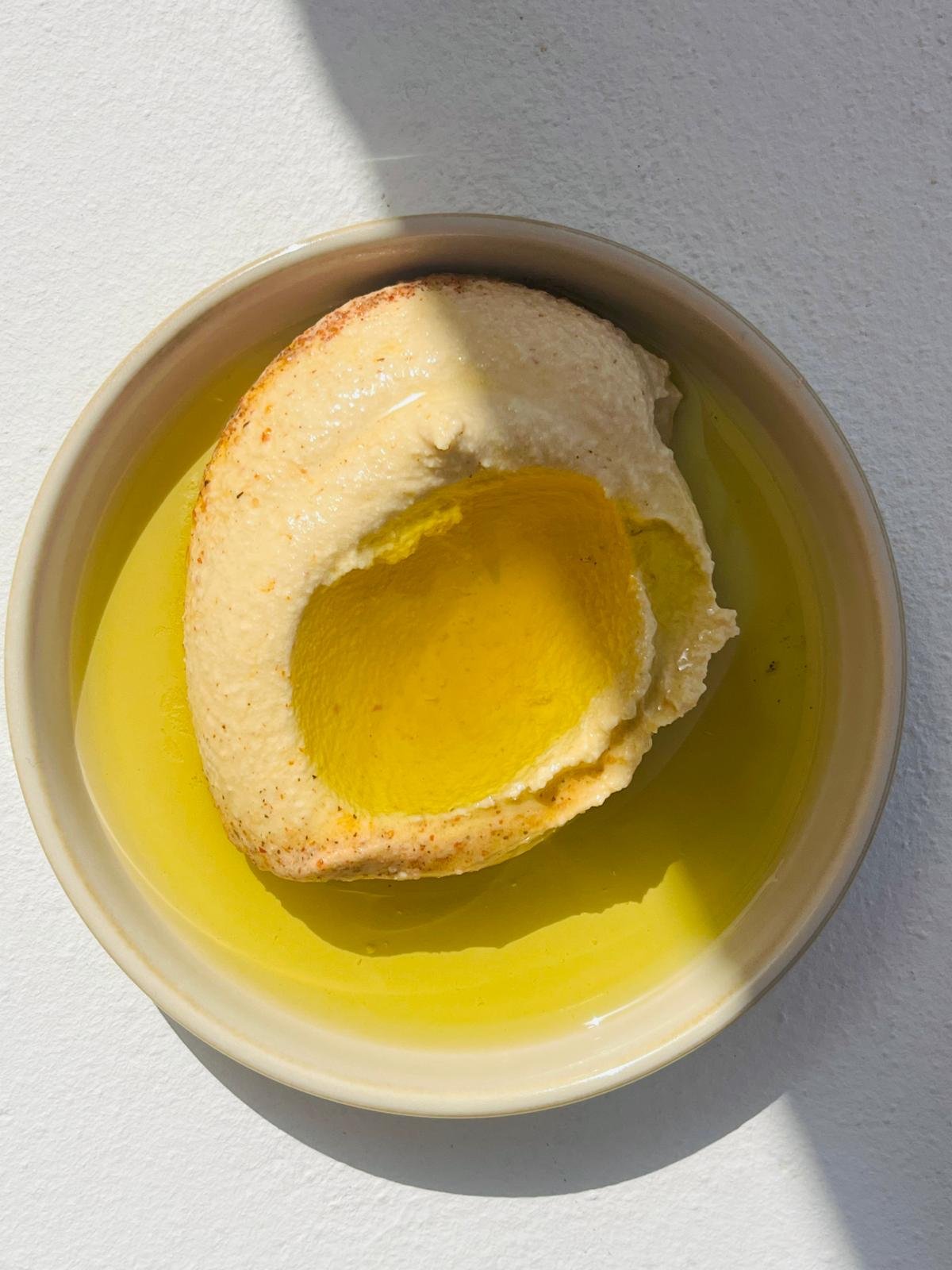 Creamy Hummus with Olive Oil and Sumac