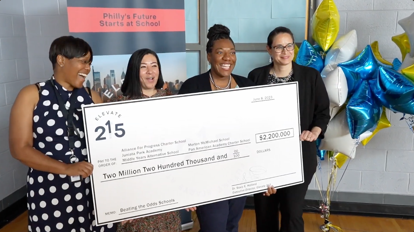 Elevate 215 — $2.2 Million Grant Announcement