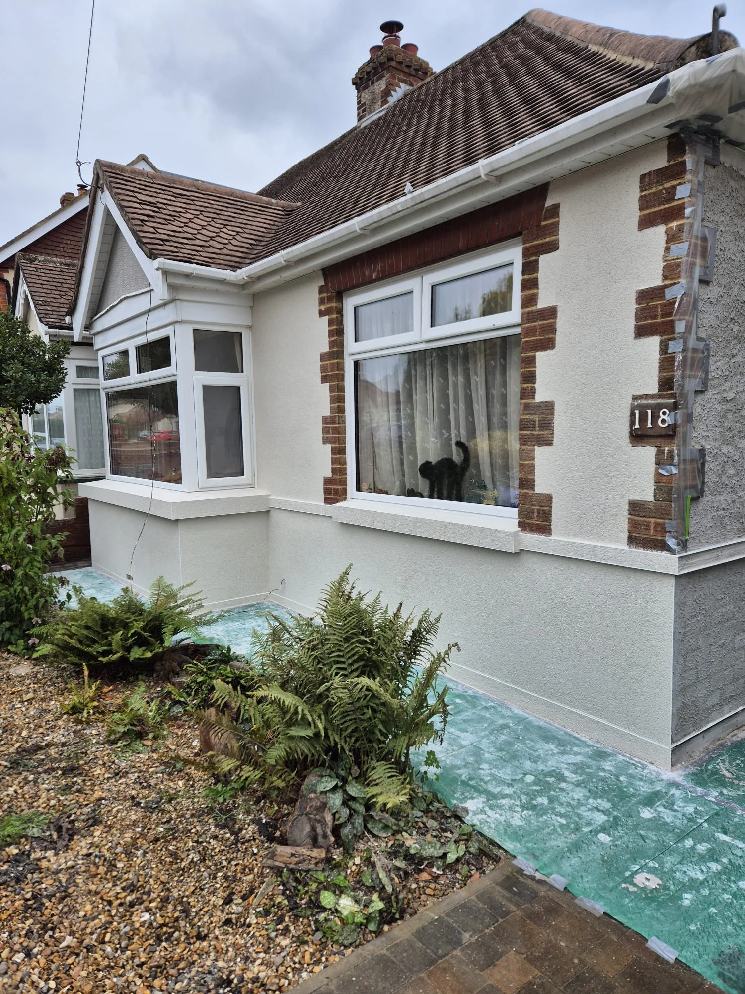Chalk Weber monocouche render