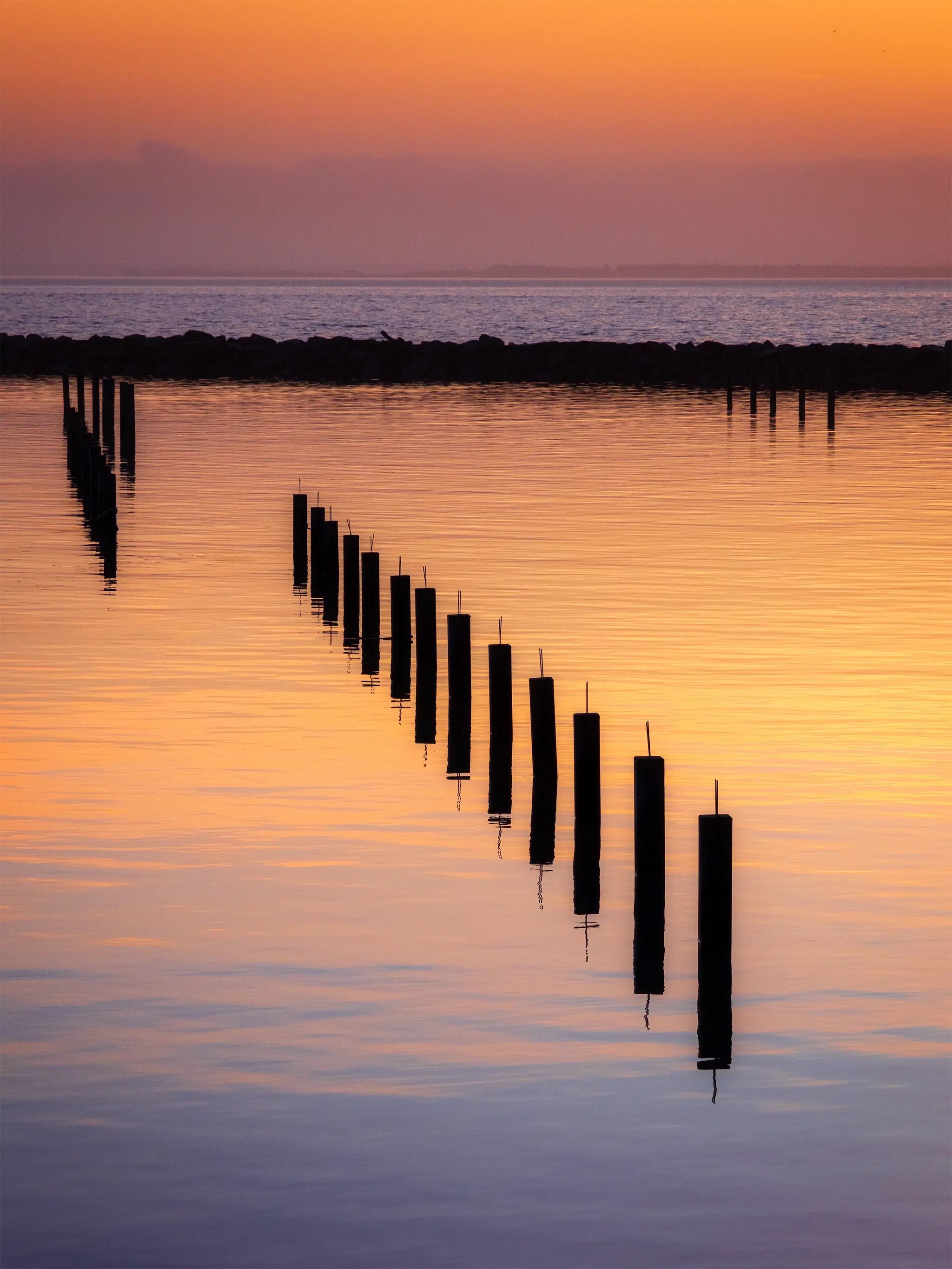 Solnedgang i Gyldendal havn.jpg