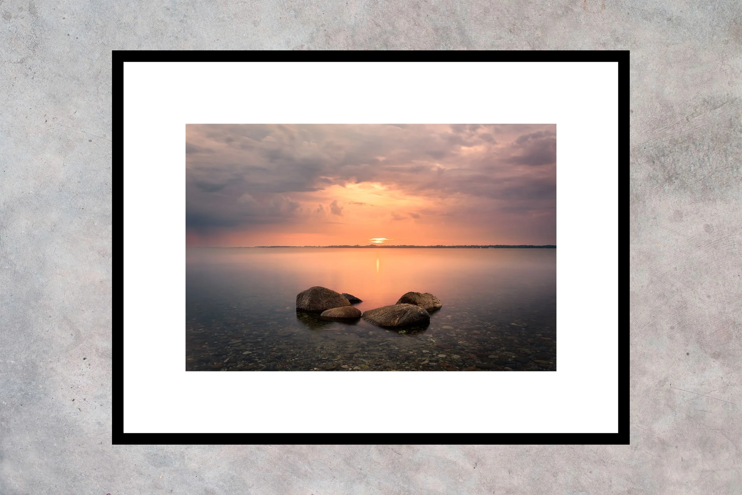 De rolige sten Ramme m passepartout 2-3 Horisontal.jpg