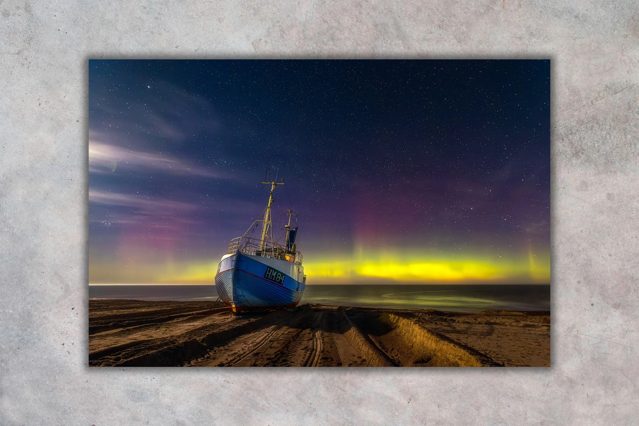 Nordlys ved Thorup Strand
