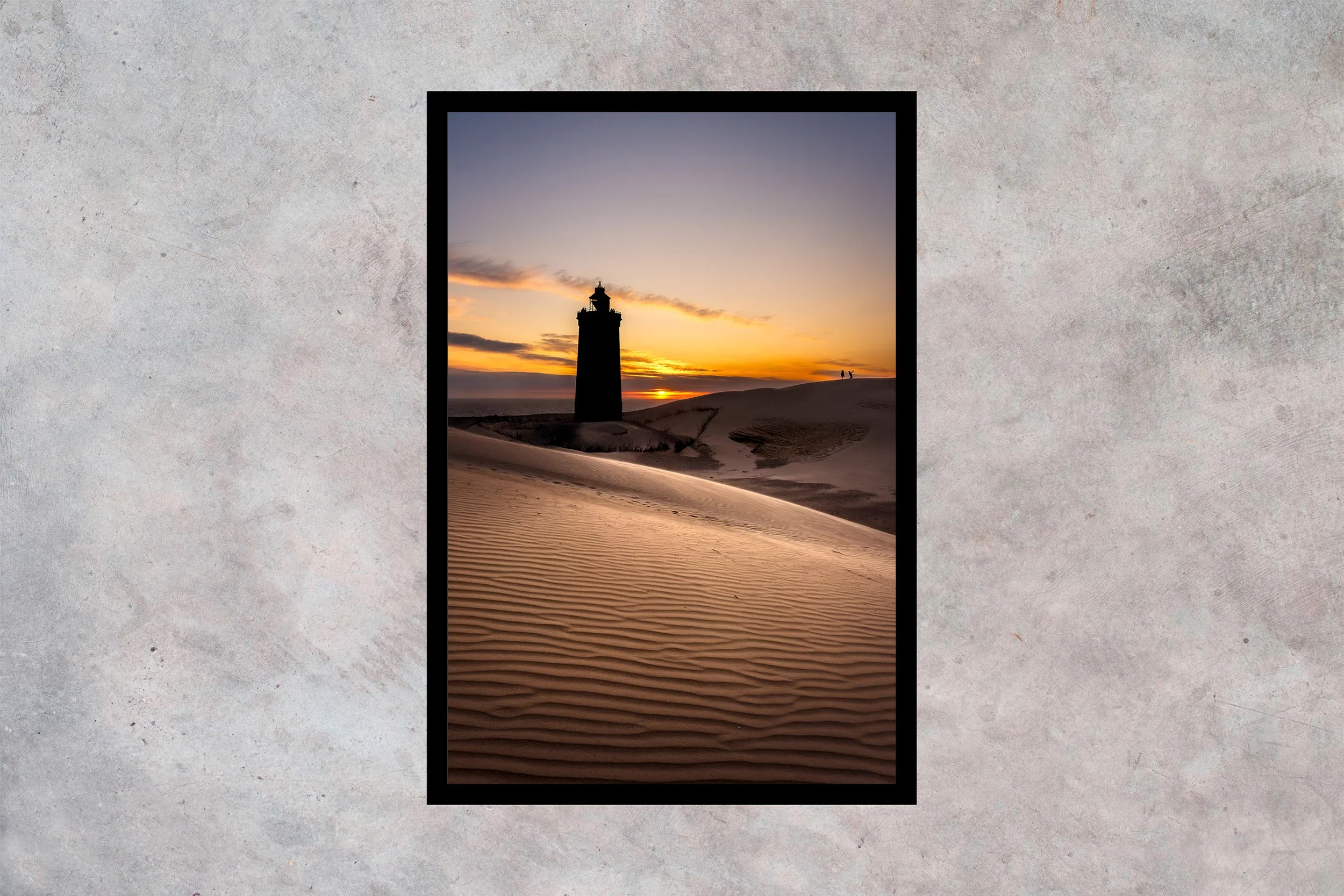 Selfie ved fyret Ramme u passepartout 2-3 Vertikal.jpg