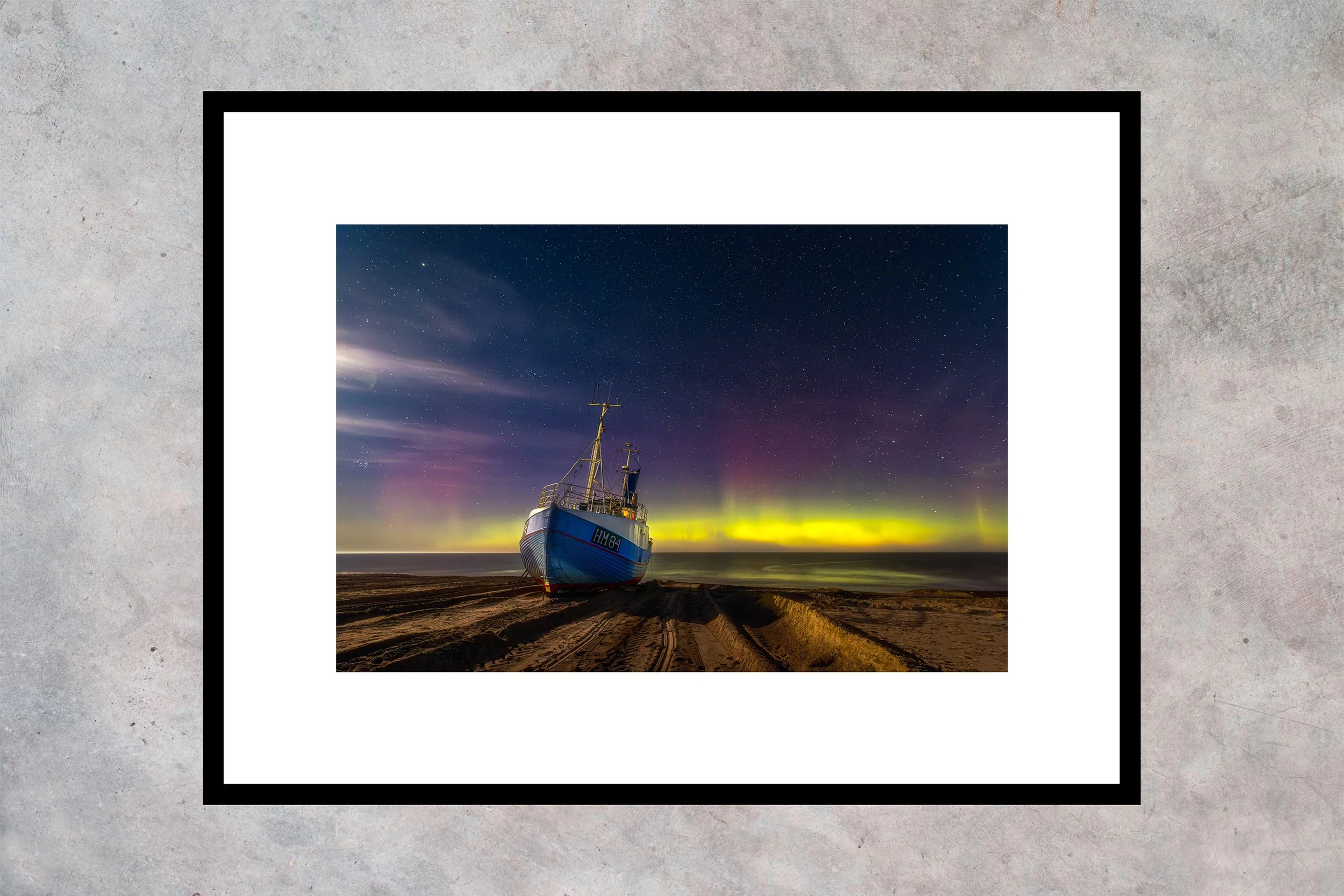 Nordlys ved Thorup Strand