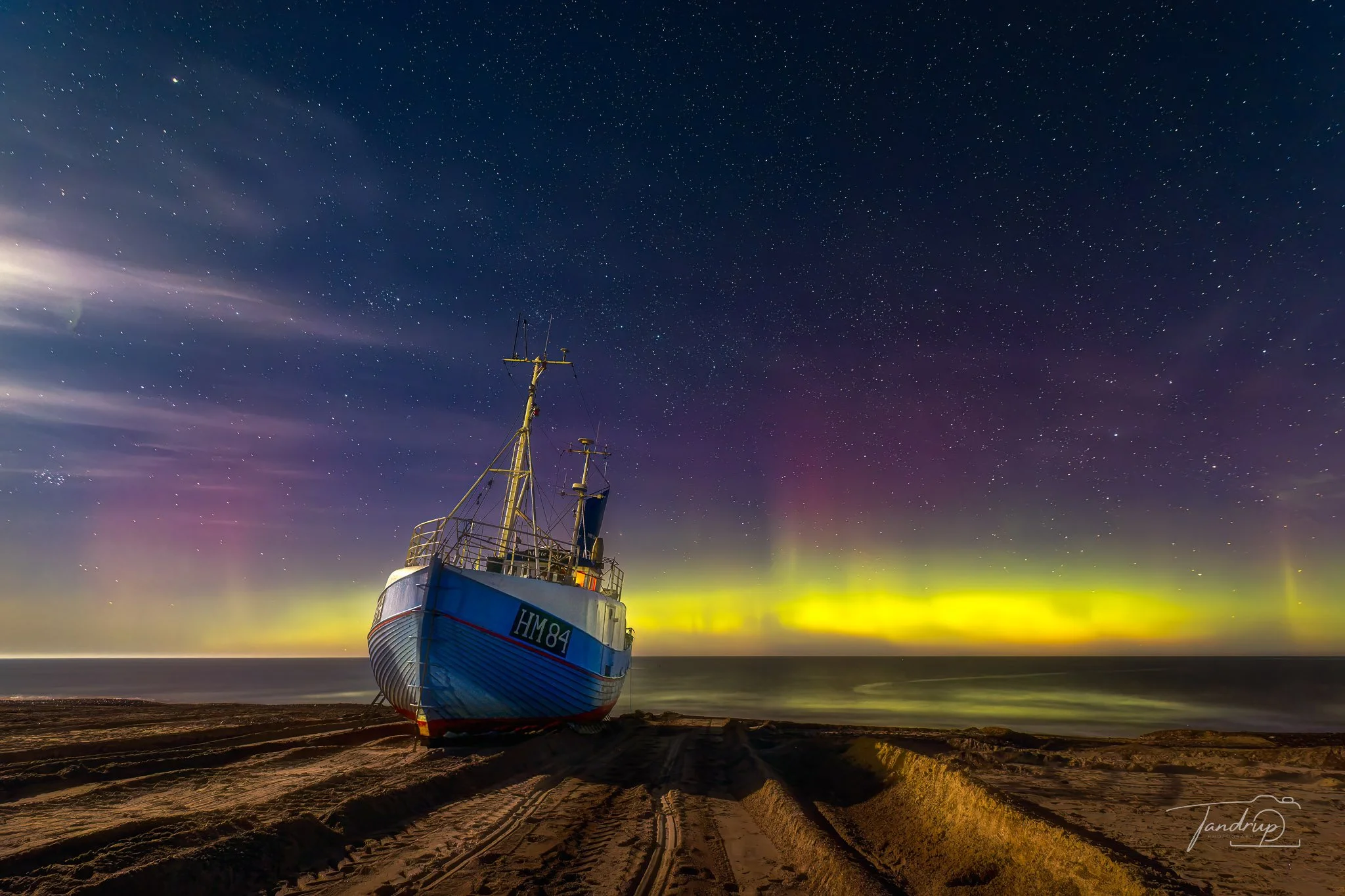 Nordlys ved Thourp Strand - Sharpen.jpg