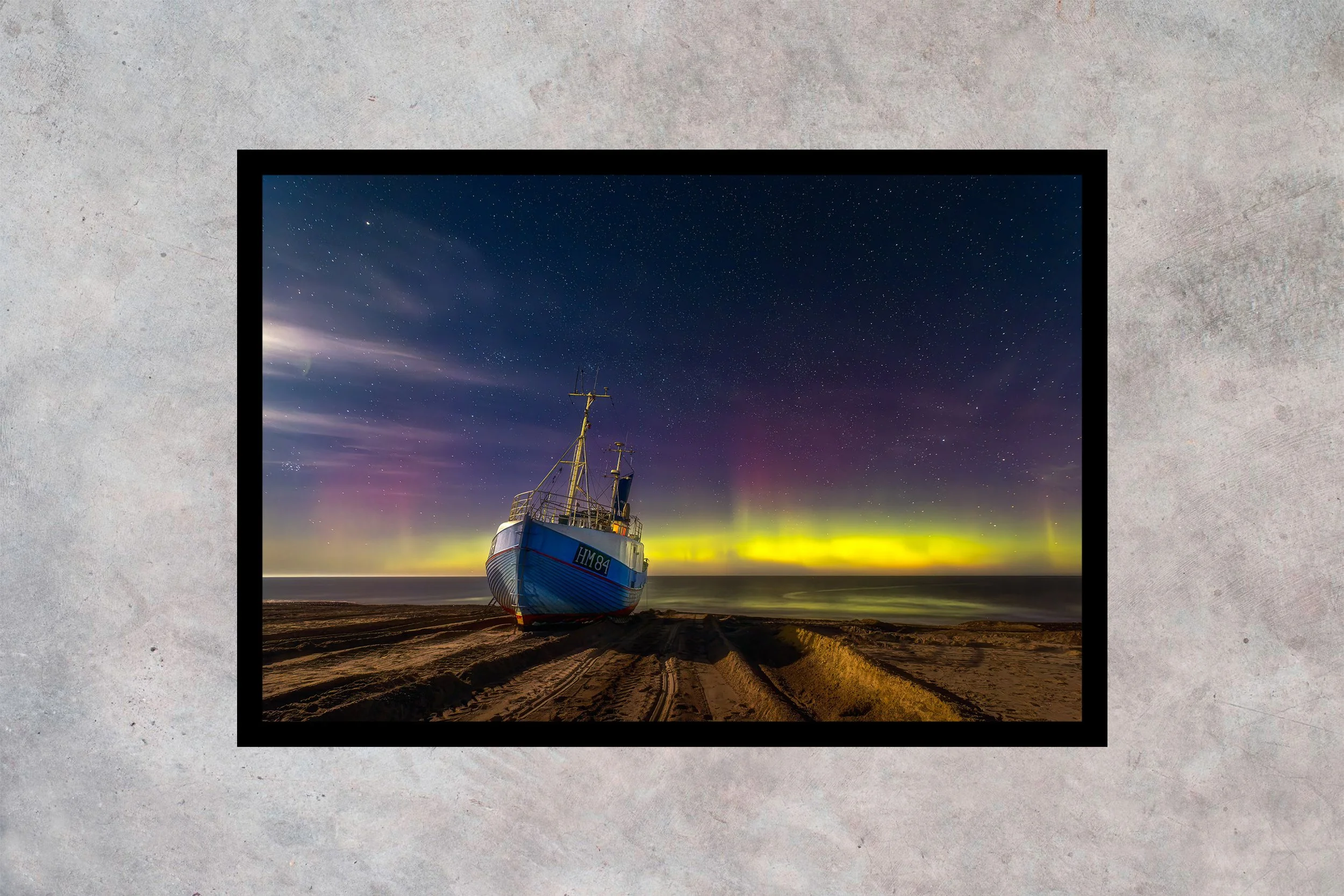 Nordlys ved Thorup Strand