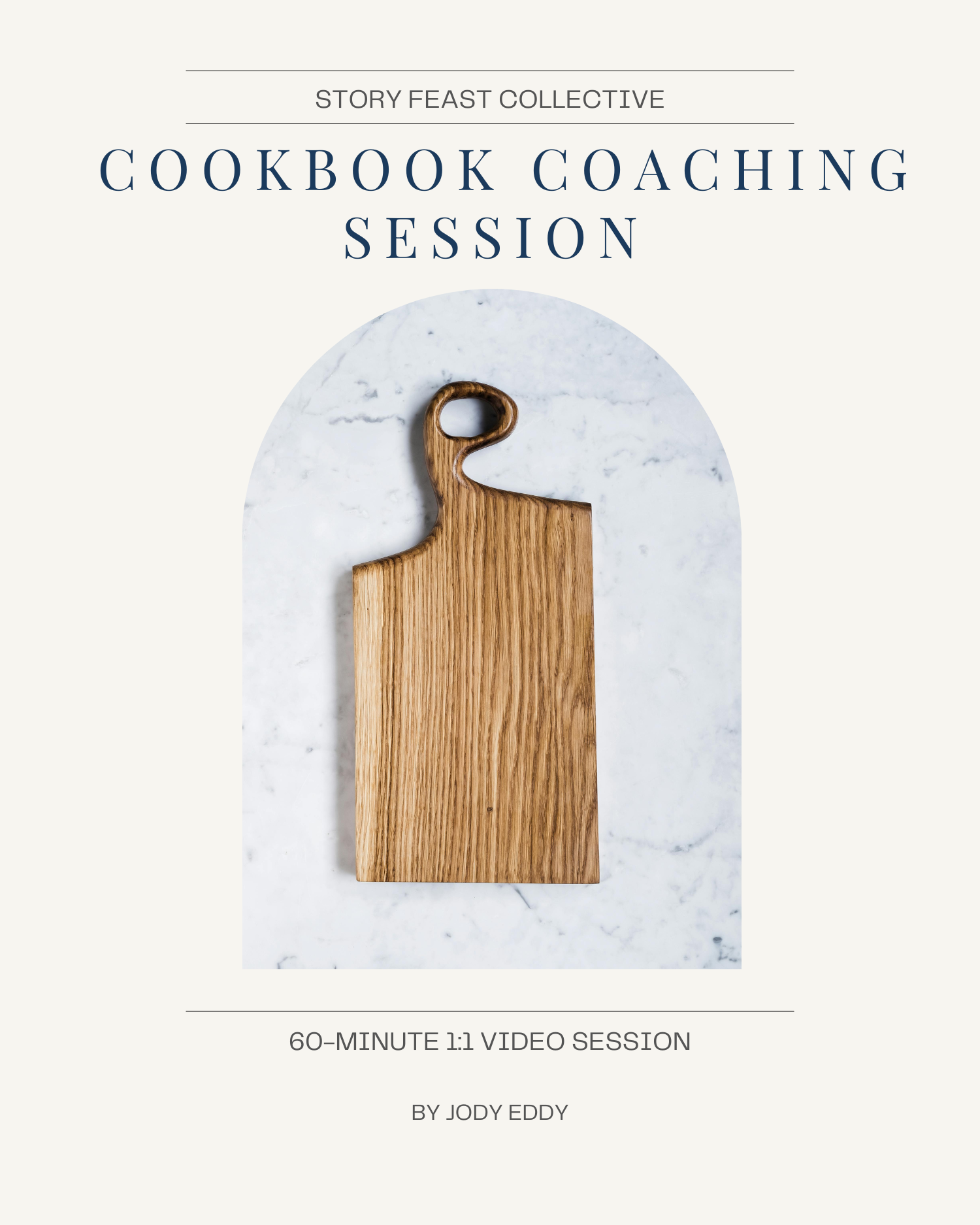 Cookbook Coaching Session - $125