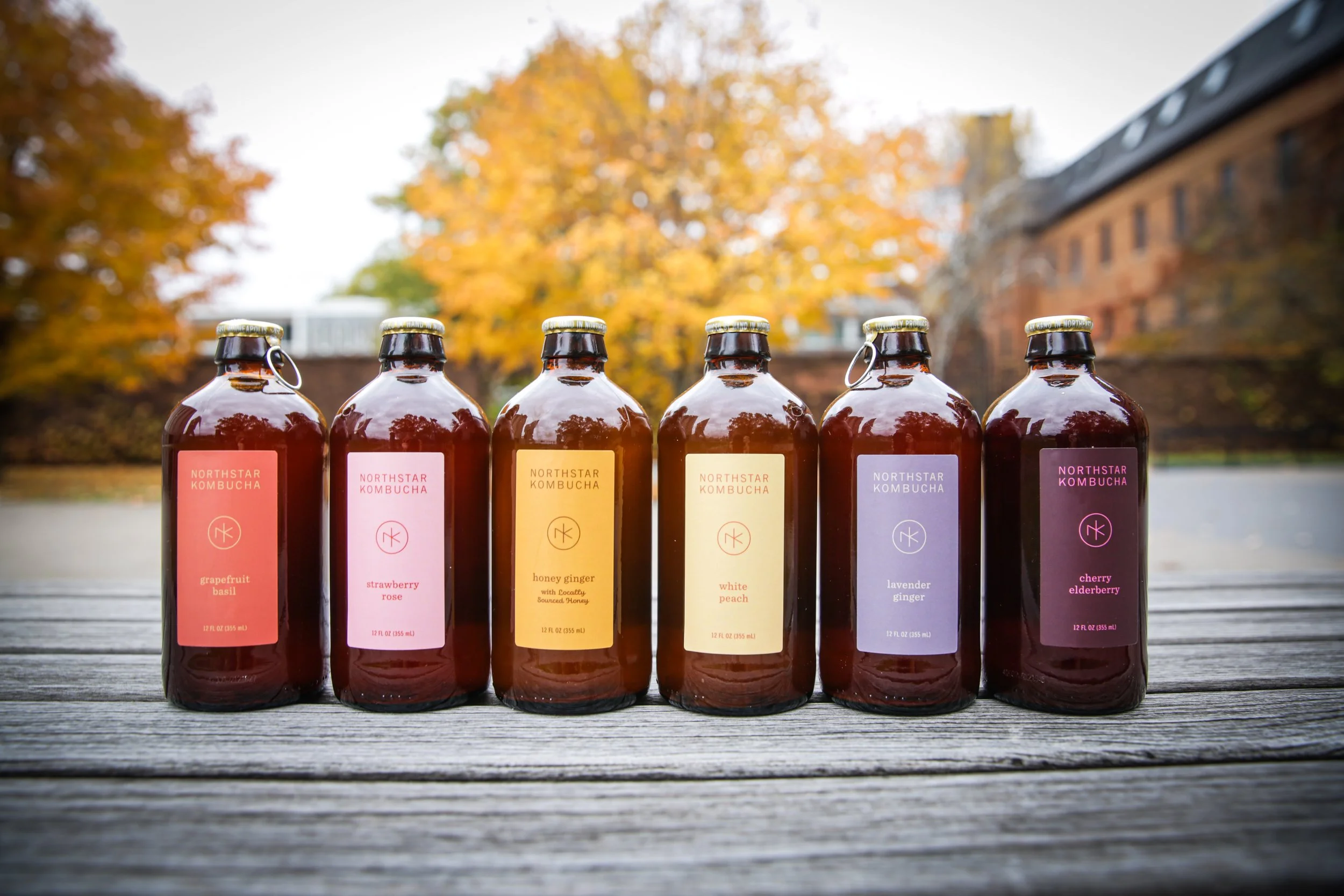 Northstar Kombucha bottles Story Feast Partnerships Sponsors St Johns Abbey