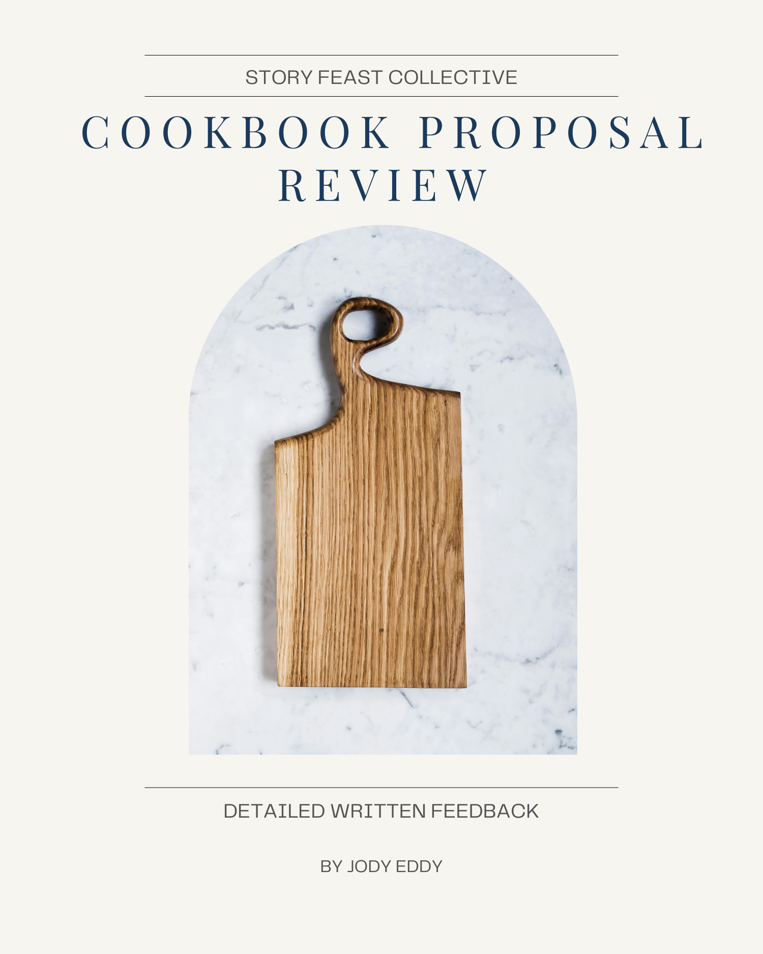 Cookbook Proposal Review - $250