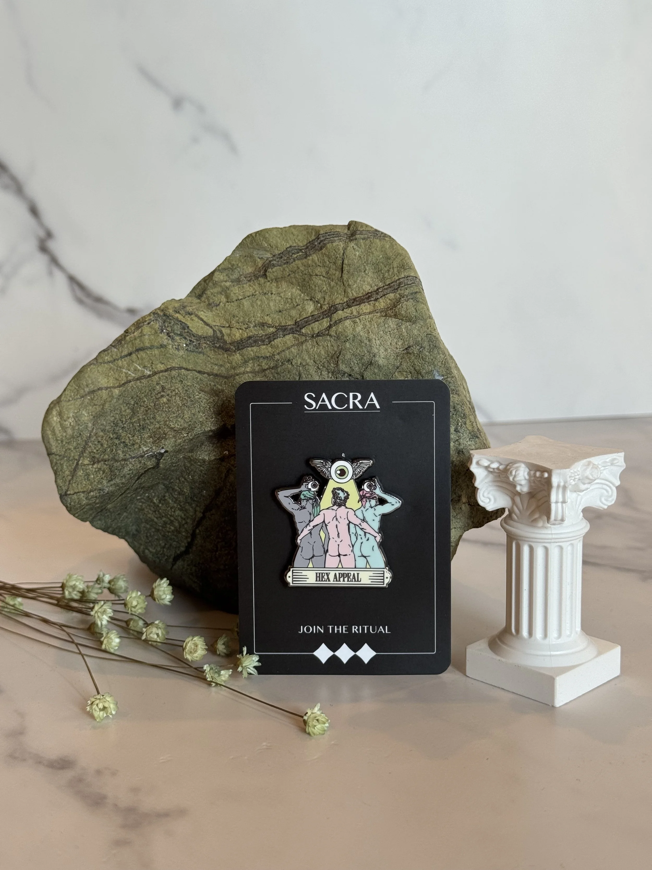 Hex Appeal | Mystic Trio // Enamel Pin & Keychain