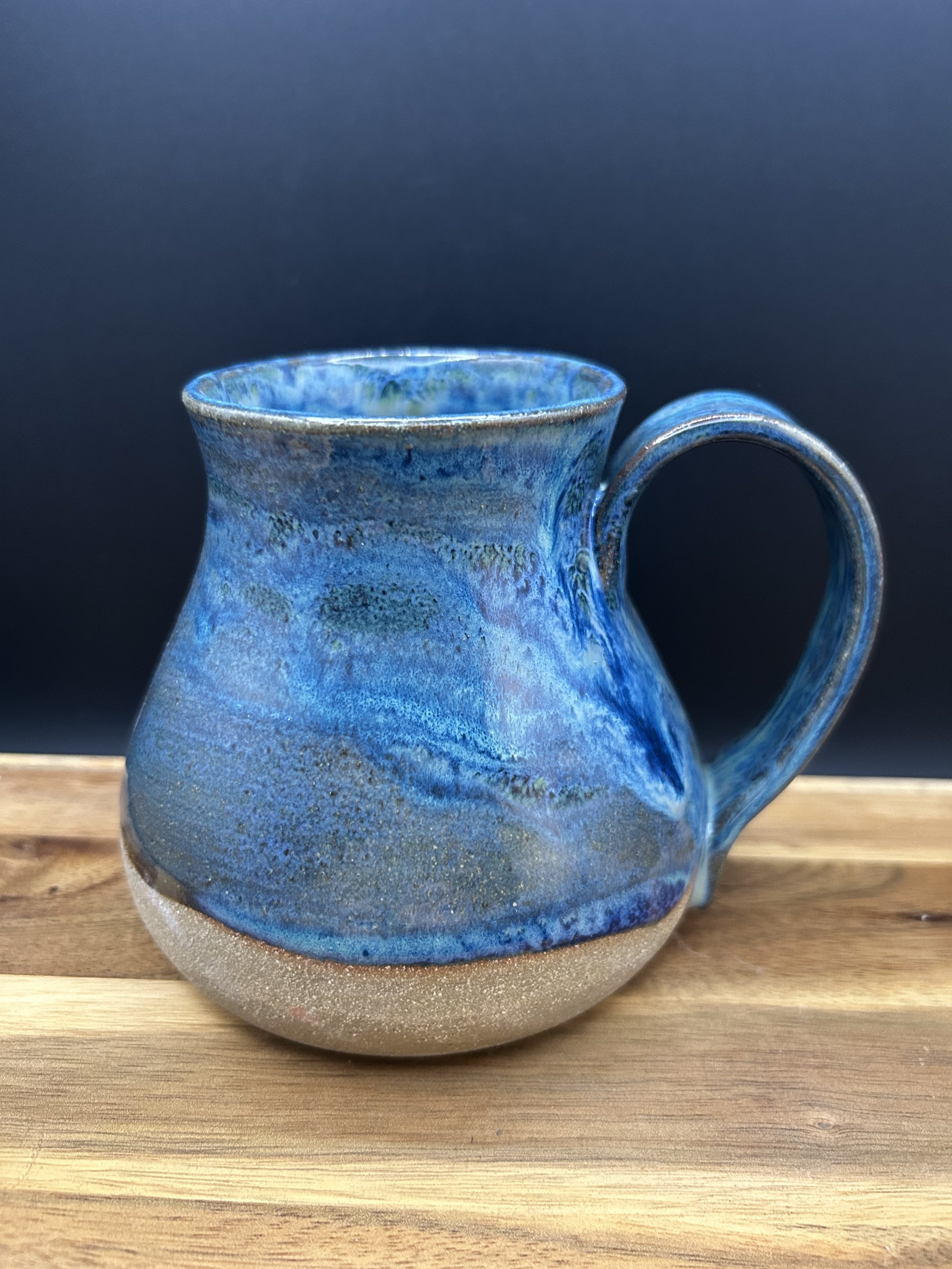 Handmade, hand painted mug