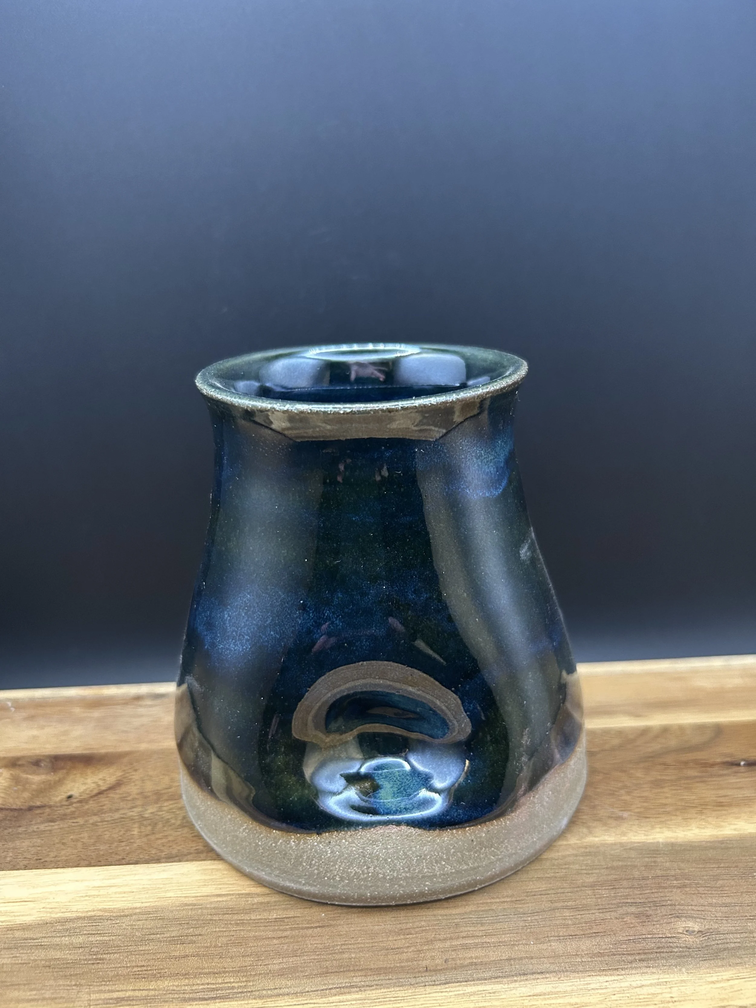 Handmade, hand painted thumbler