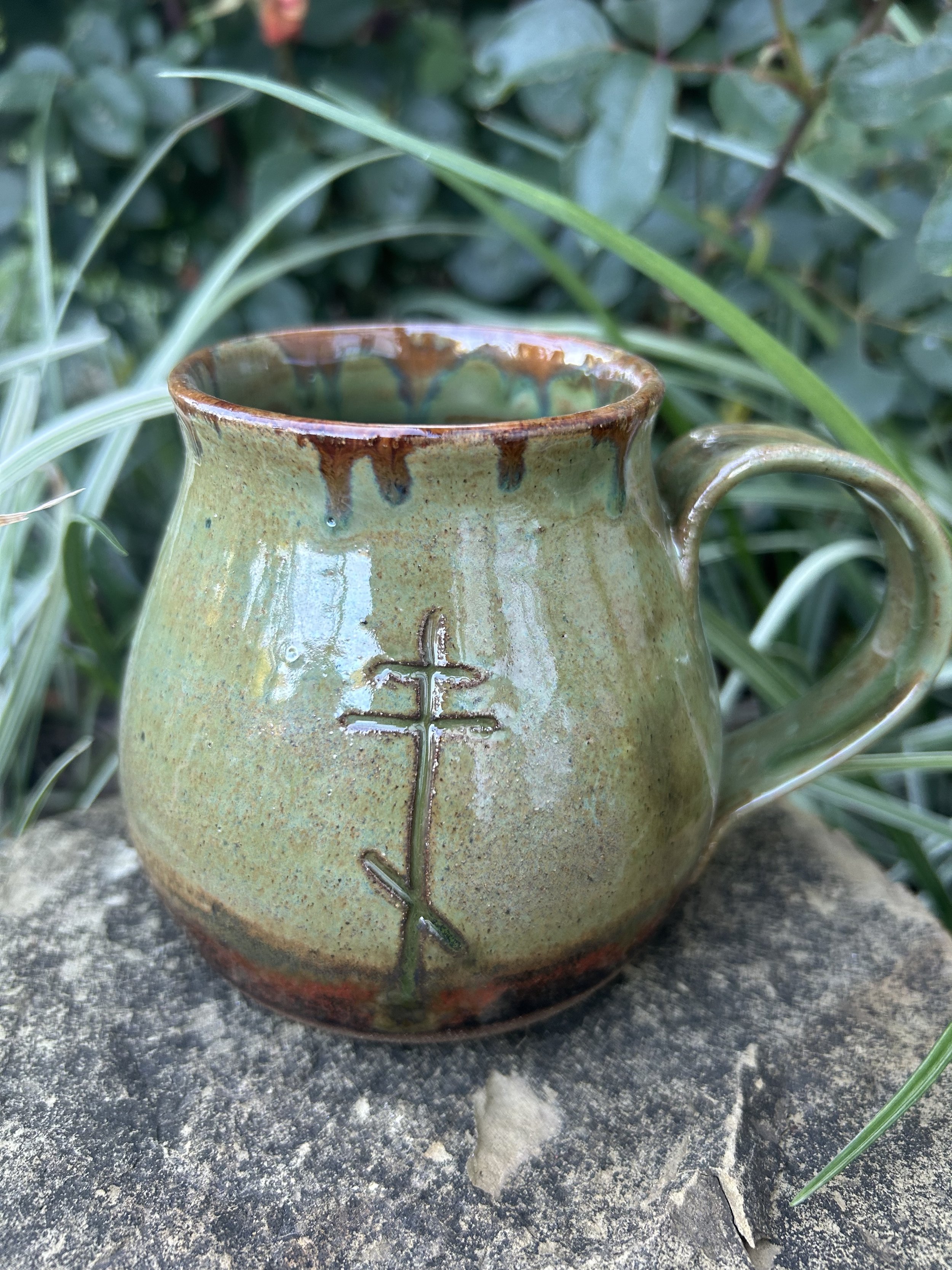 Mug with Orthodox Cross