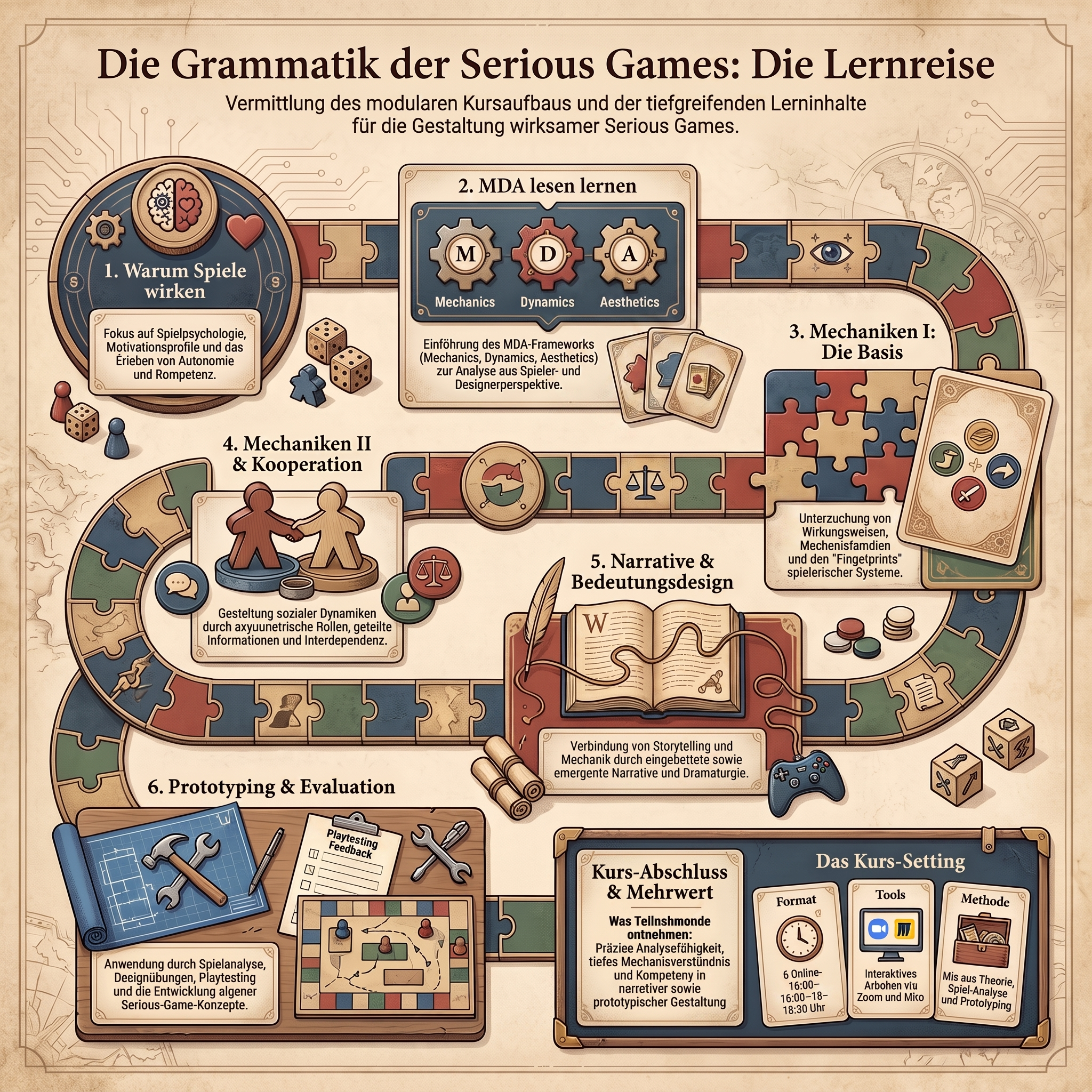 Die Grammatik der Serious Games: Mechaniken, Motive, Narrative und Wirkungsdesign
