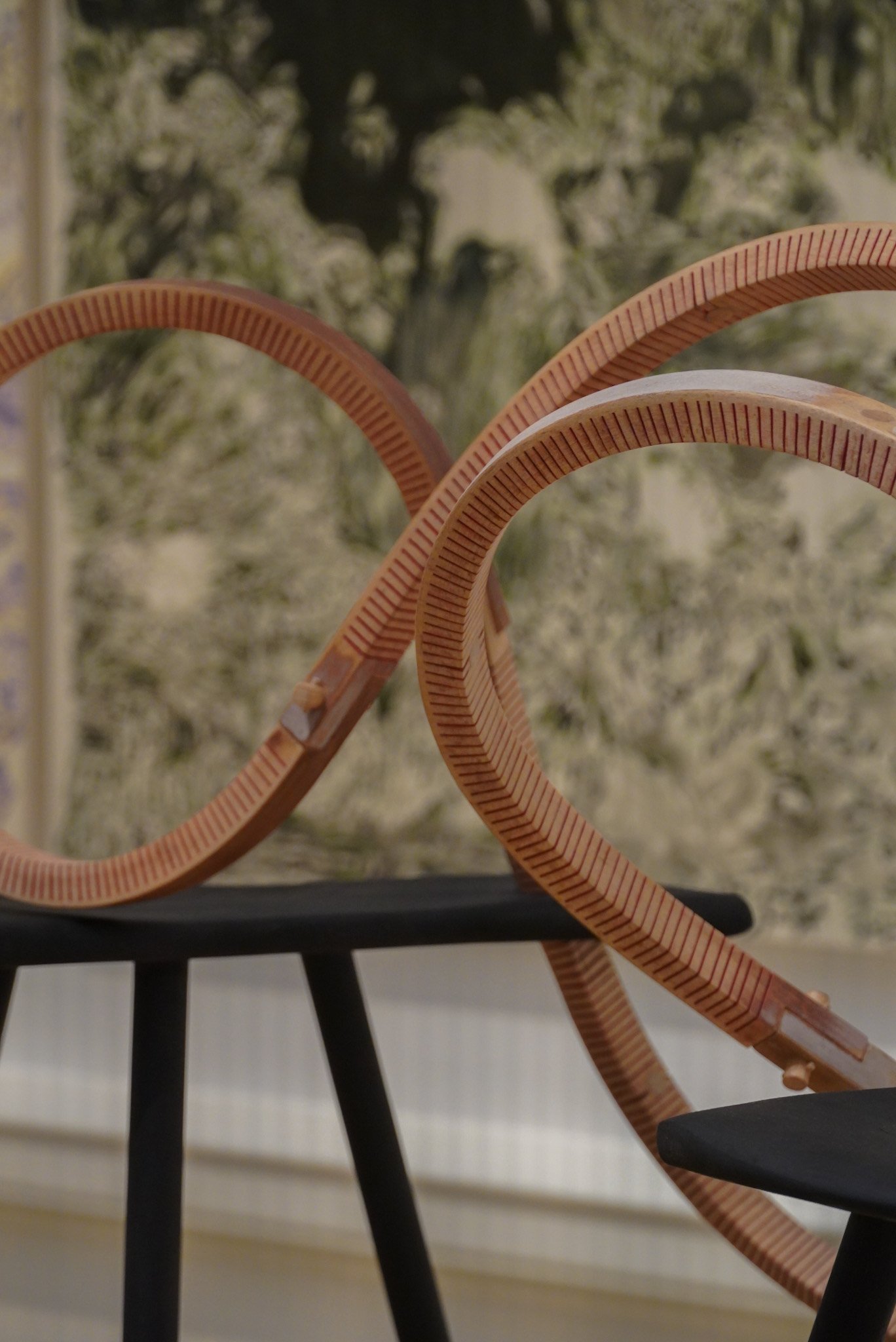 Tension 2025
Parts from unwanted chairs, ink 150x90x50