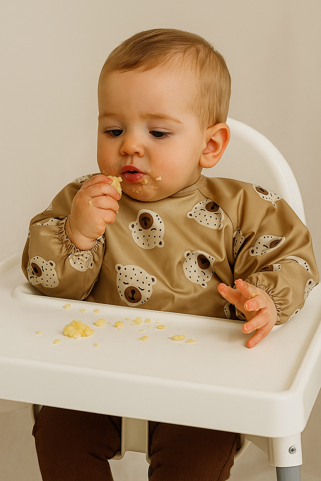 Babador Impermeável com Mangas