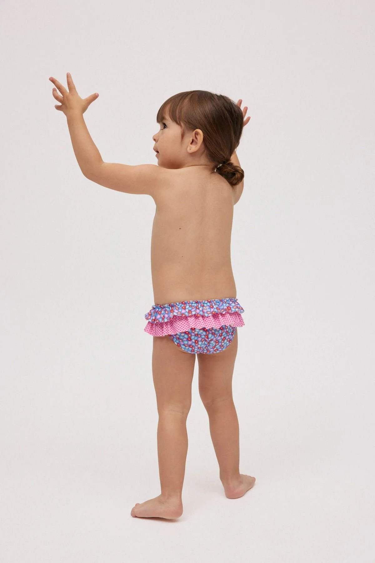 Cueca de Banho Flores Menina