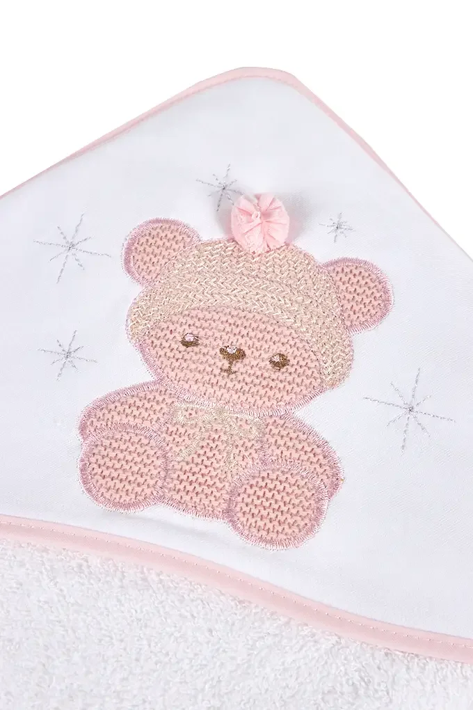 Toalha de Banho Urso Pompom