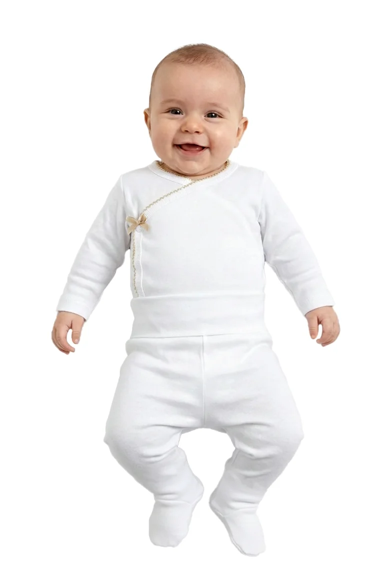 Body de trespasse + calça com pé