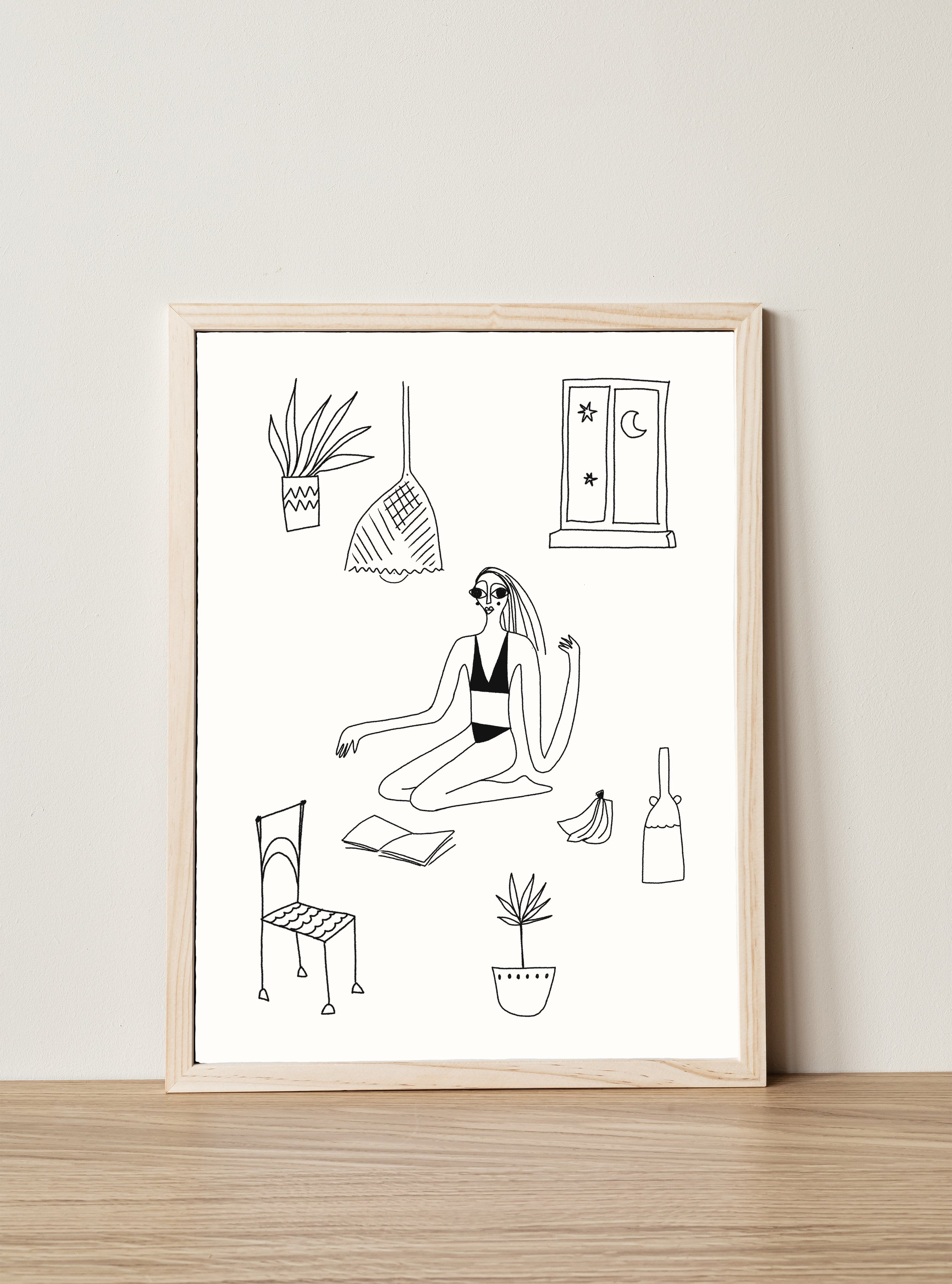 Chill journal girl power - Matte Paper Poster
