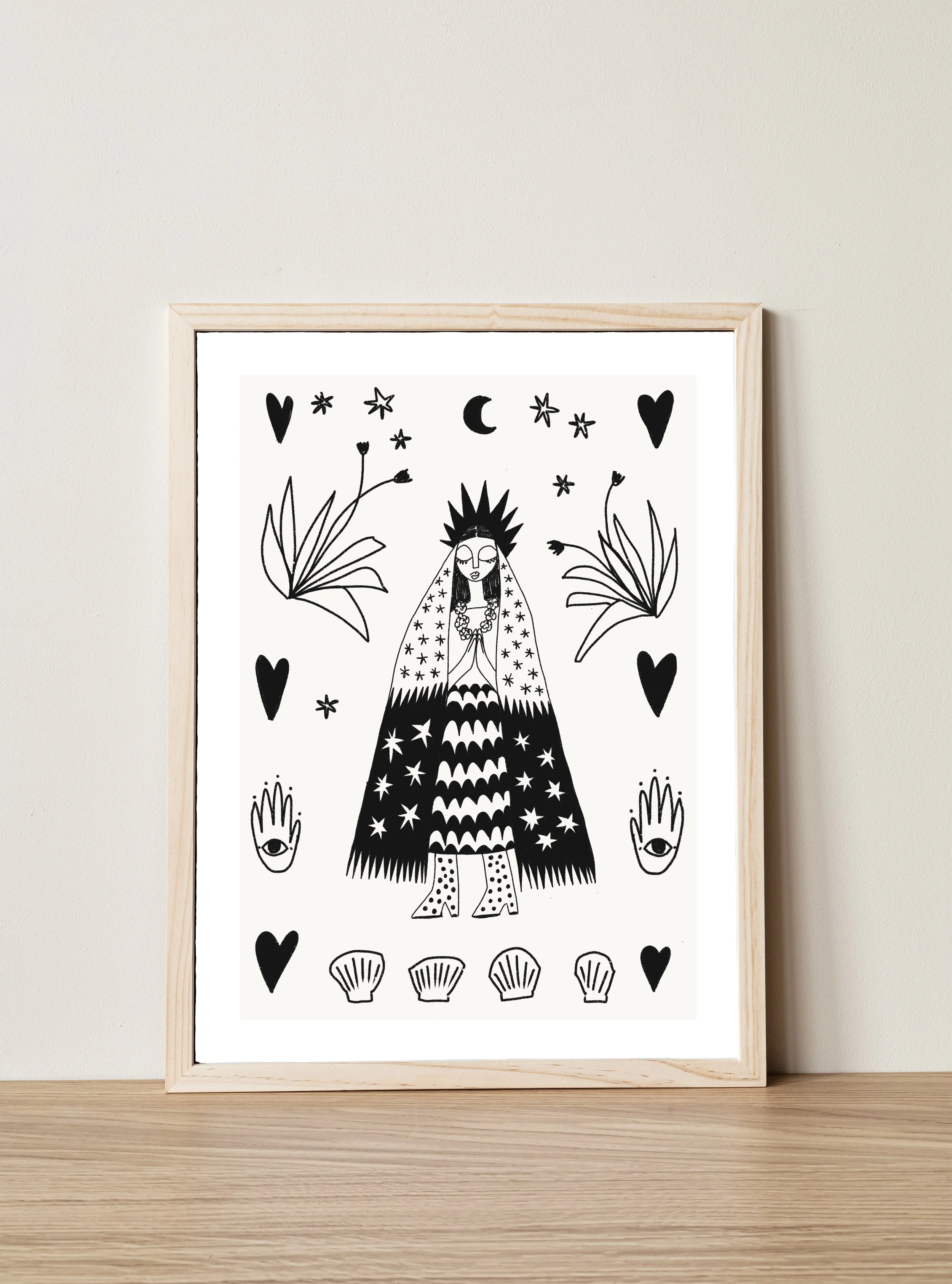 Mexicana Madonna - Matte Paper Poster