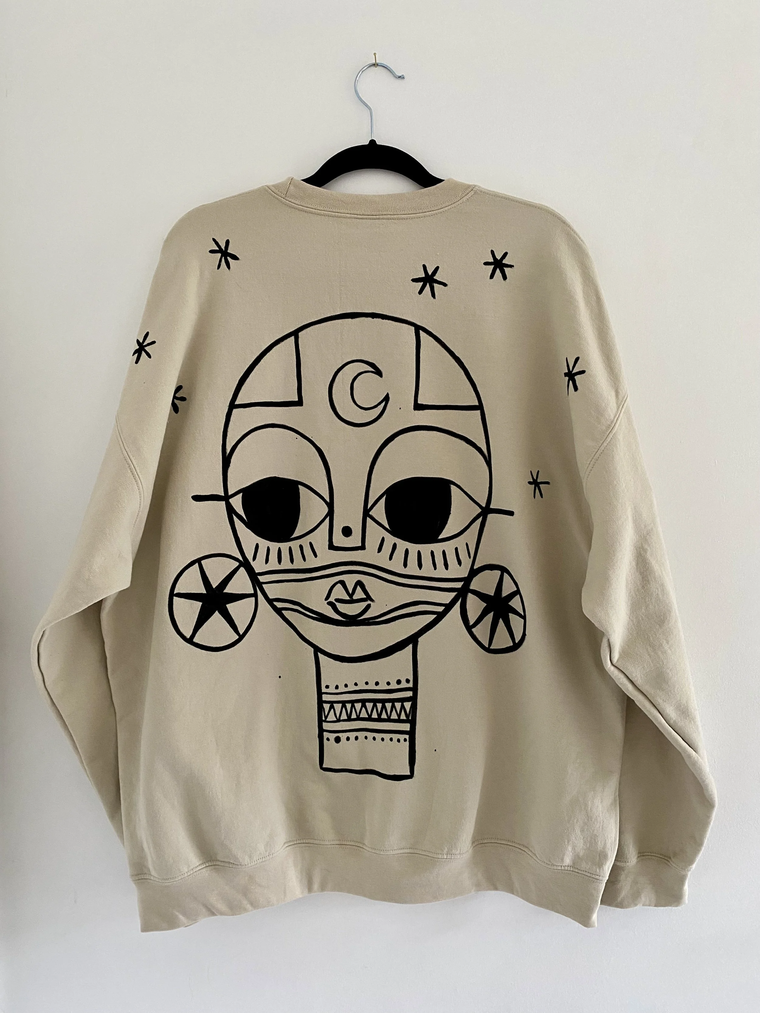 MADE TO ORDER Yoko Sweatshirt *Tribal Goddess*
