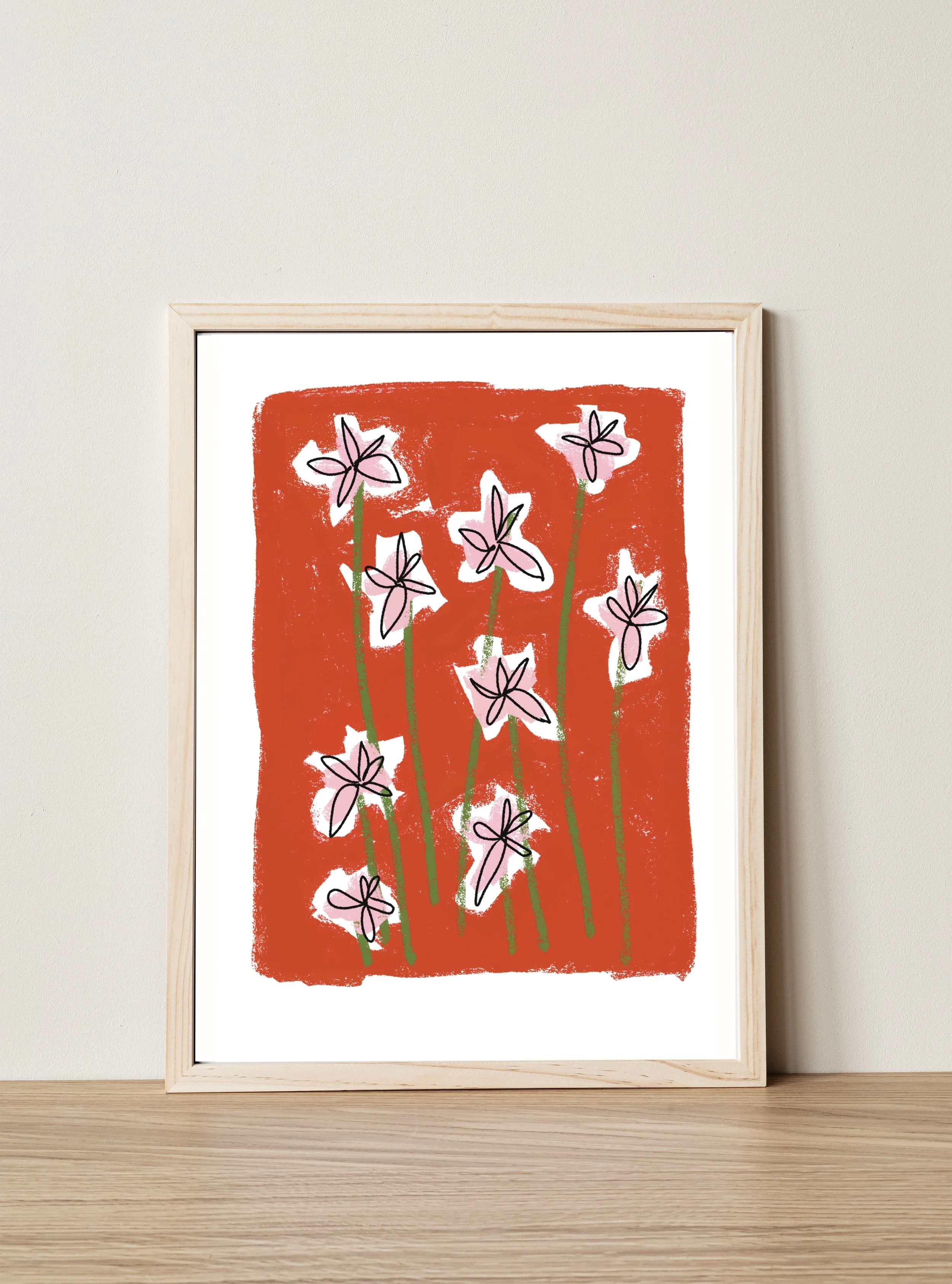 Posey flowers - Matte Paper Poster