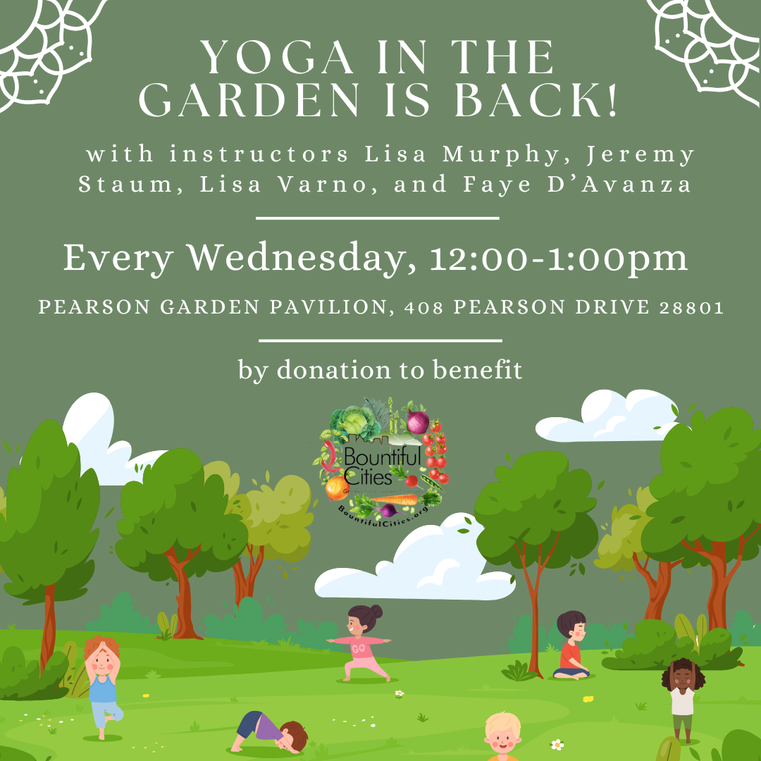 Yoga in the Pearson Garden!