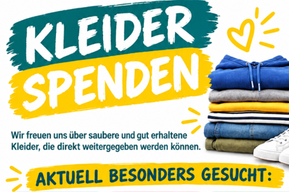 Kleiderspenden gesucht!