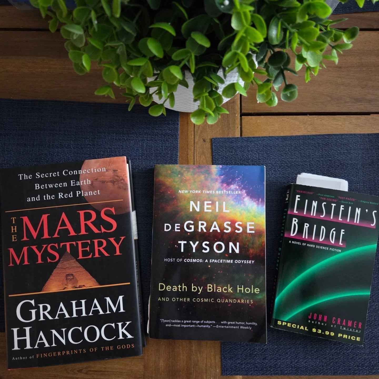 Stopped by John King Used &amp; Rare Books this morning and found some fun things! #sciencefiction #speculativescience #astrophysics