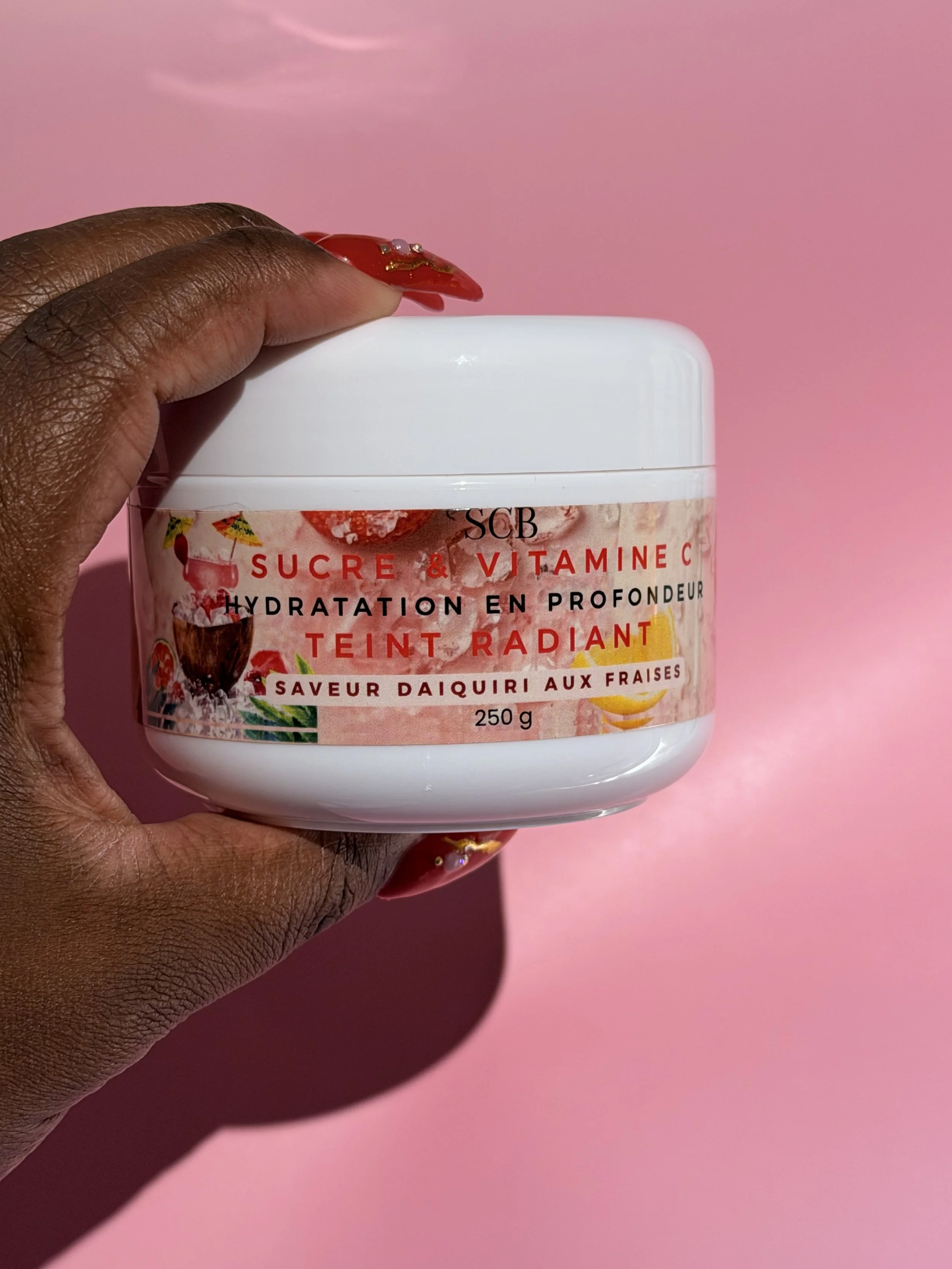 Exfoliant Corporel Teint Radiant - Saveur Daiquiri Aux Fraises