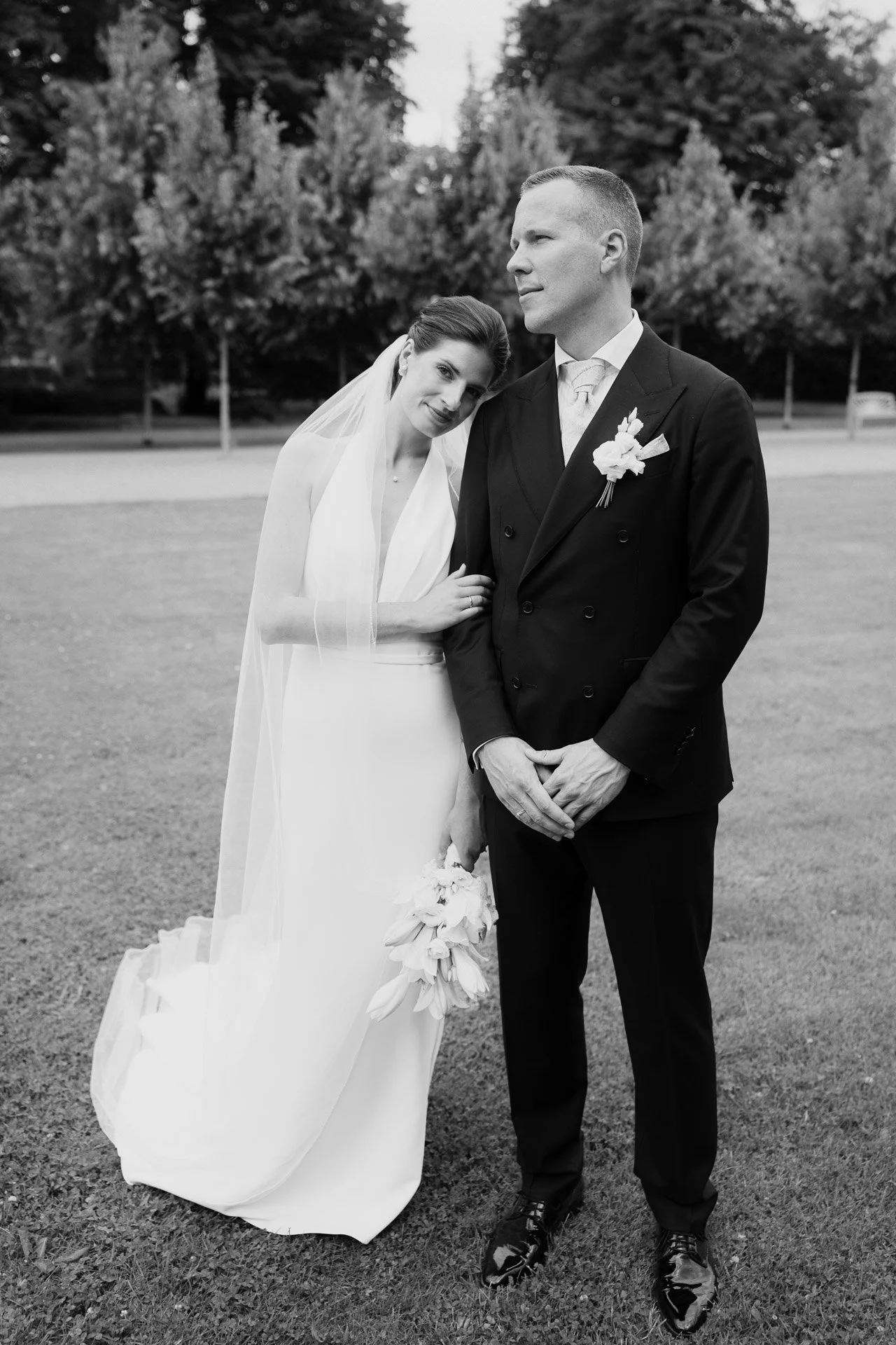 Braut und Bräutigam Schlossgarten Neustrelitz