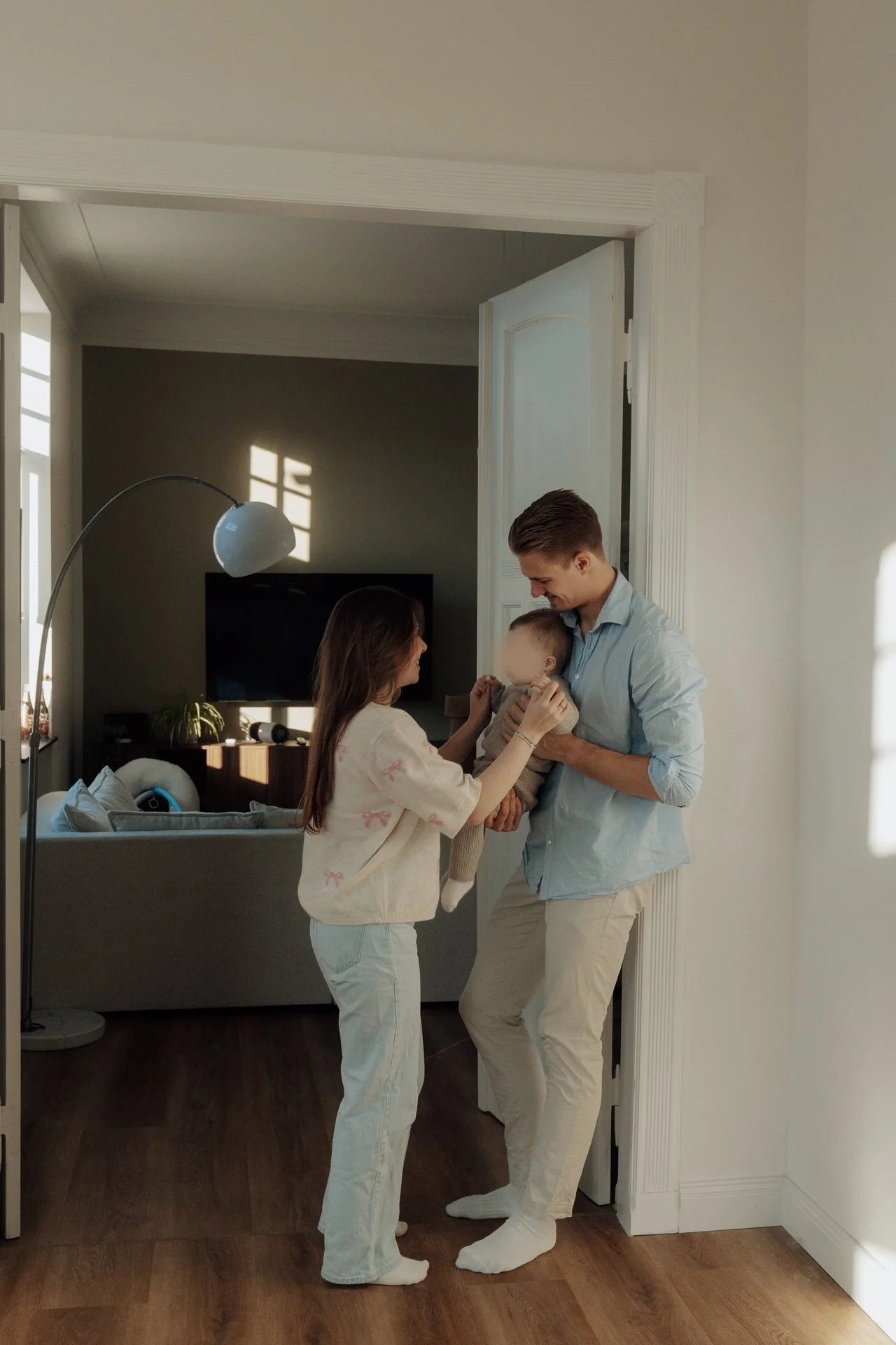 Homestory Shooting Familie mit Kind