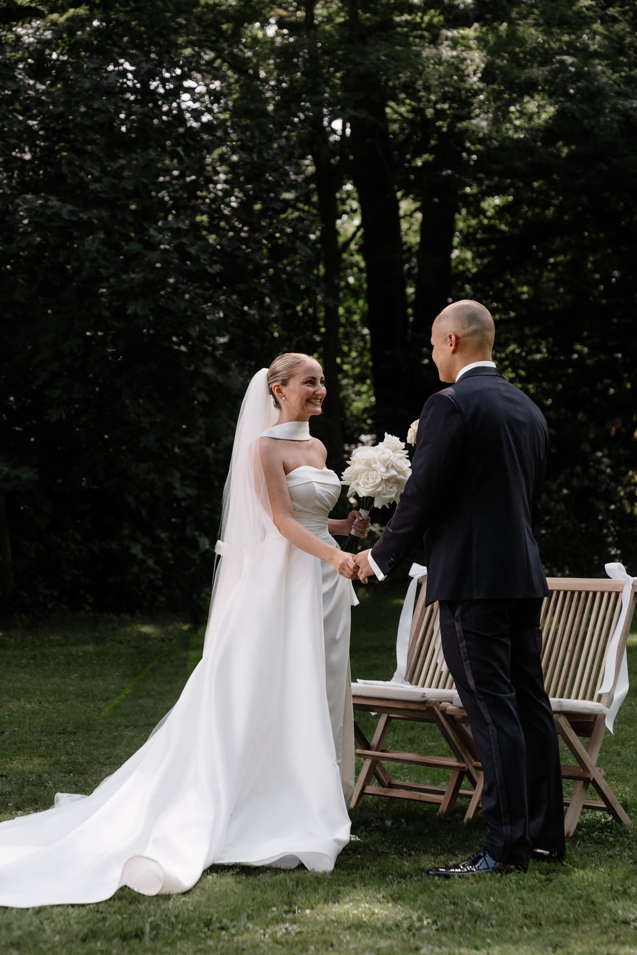 Braut und Bräutigam Shooting Hochzeit