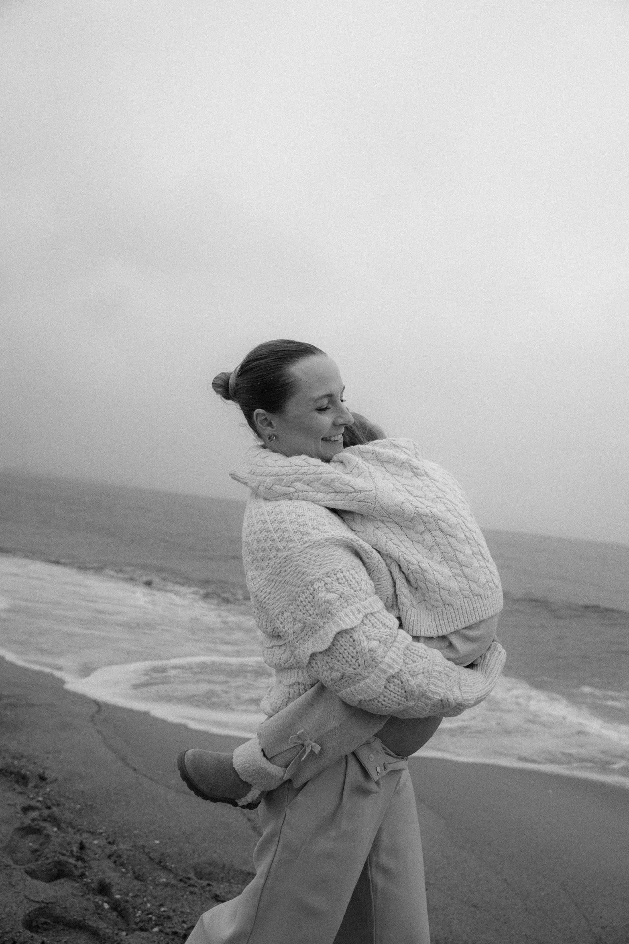Shooting Mama mit Kind Ostsee
