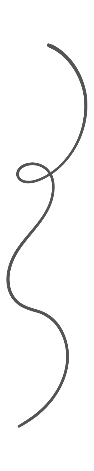 A black and gray stylized silhouette of a cat with a curled tail.