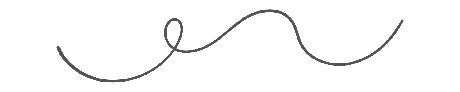 A stylized illustration of a black cat with a long, curved tail and pointed ears, sitting and looking forward.