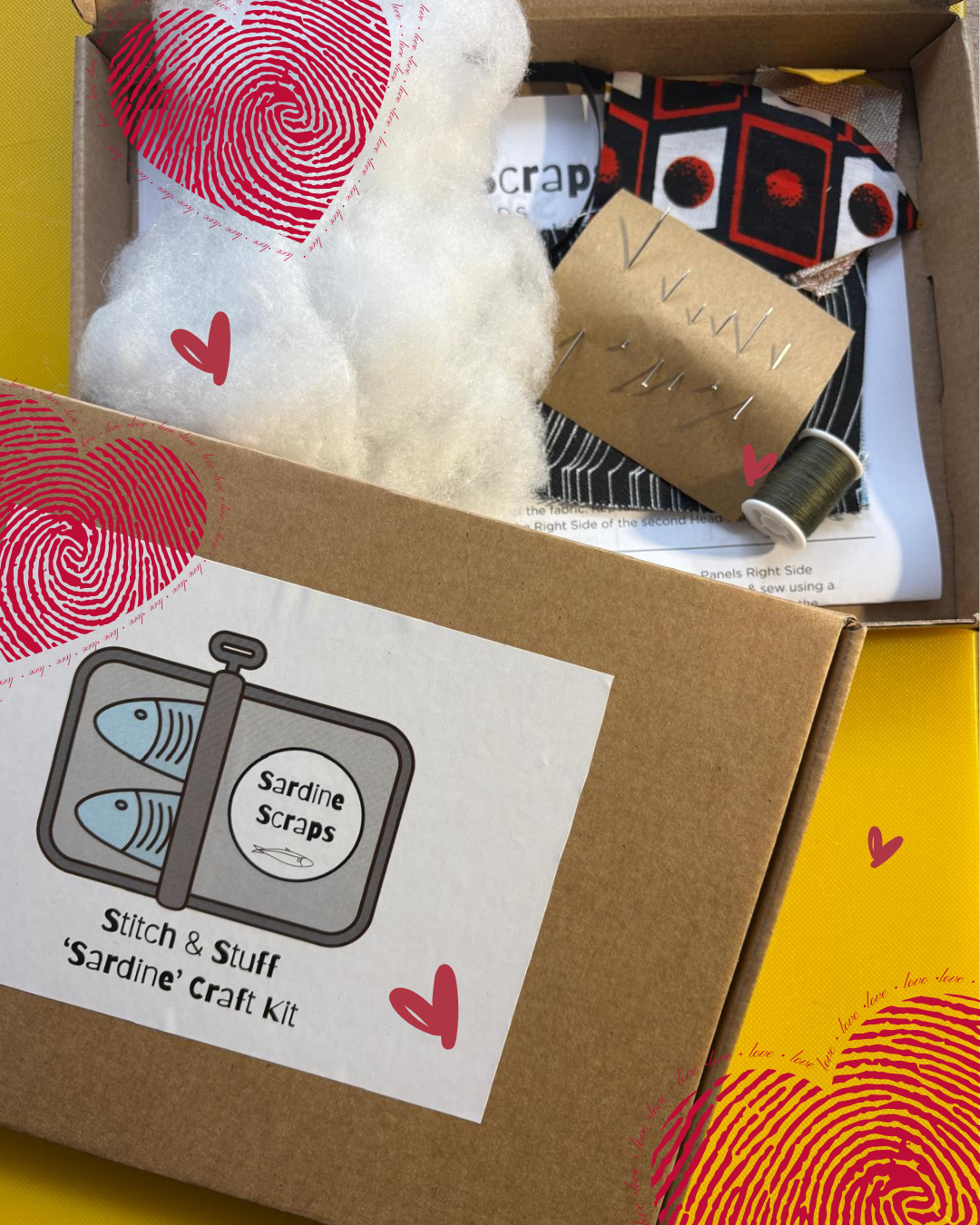 Craft Kit : Stitch & Stuff Sardine