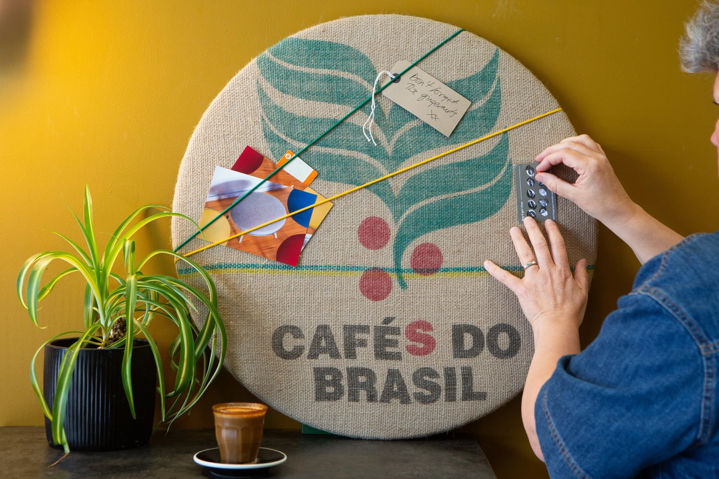 Cafes dos Brasil Cork Pinboard