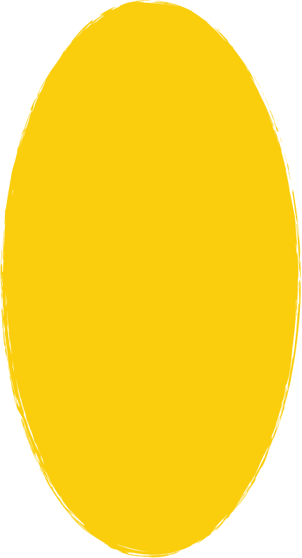 Yellow oval shape