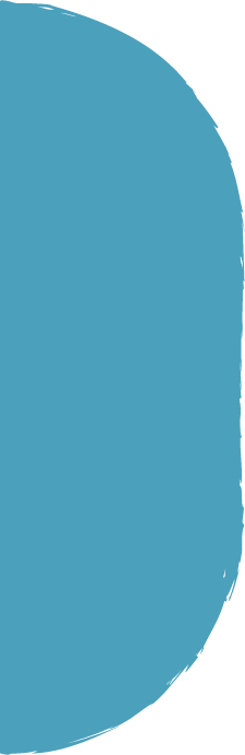 Blue circular item with black outline and black stand