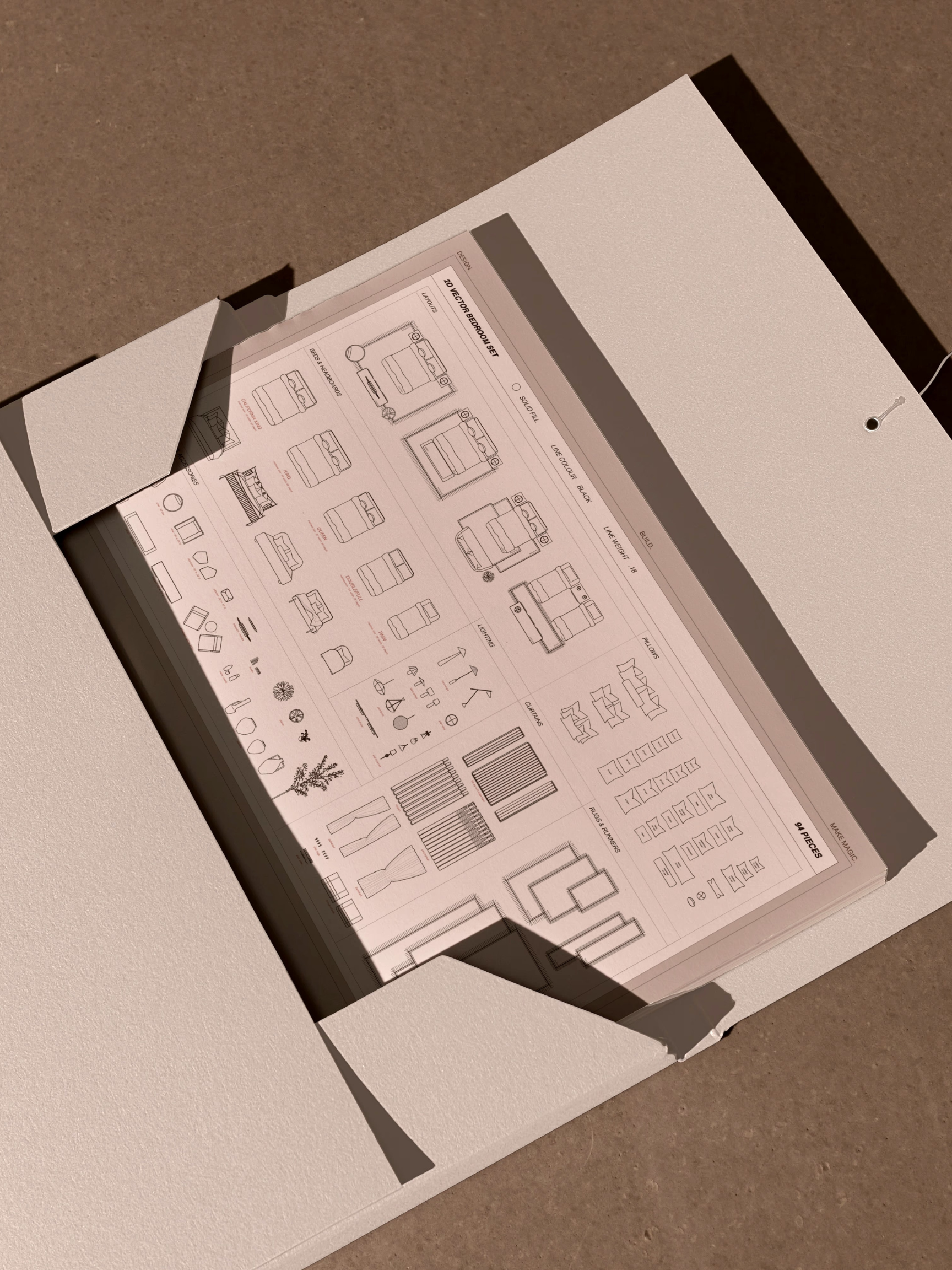 2D Bedroom Vector Set