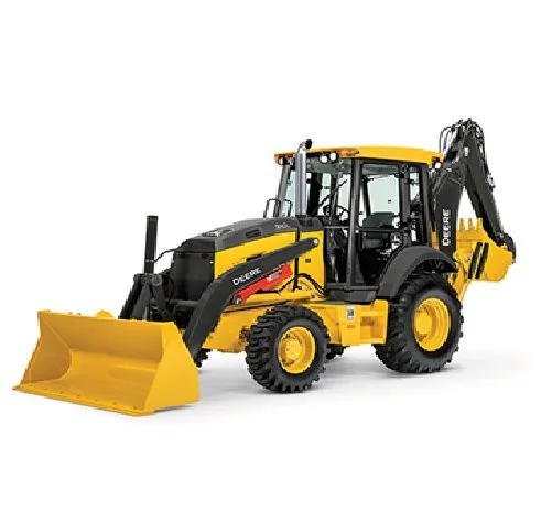 This 98-115 HP extendahoe backhoe, cabbed, offers a dig depth of up to 19' 7" when fully extended, allowing you to shift large volumes of dirt and debris quickly. Its innovative ride control function automatically activates when you exceed a certain 