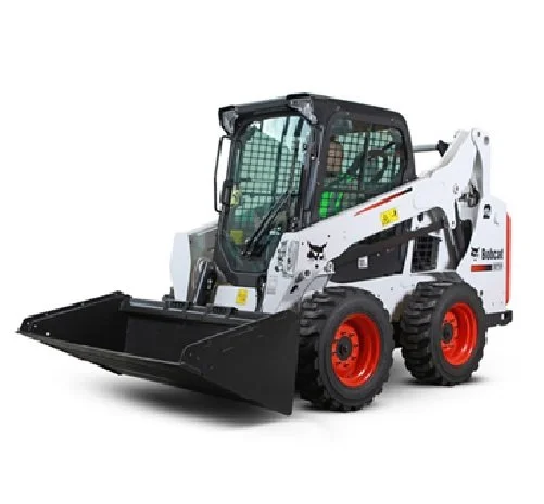 A skid steer loader manages lots of pushing and moving power in a small package. The 1,300-2,099 lbs. skid steer, cabbed, is essential for getting into small places other loaders can't. Made by the legendary maker of heavy equipment, Bobcat, this ski