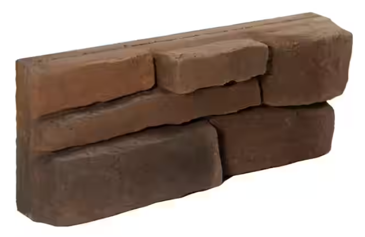 Stone Veneer Bulk Pack Siding - Red Brick