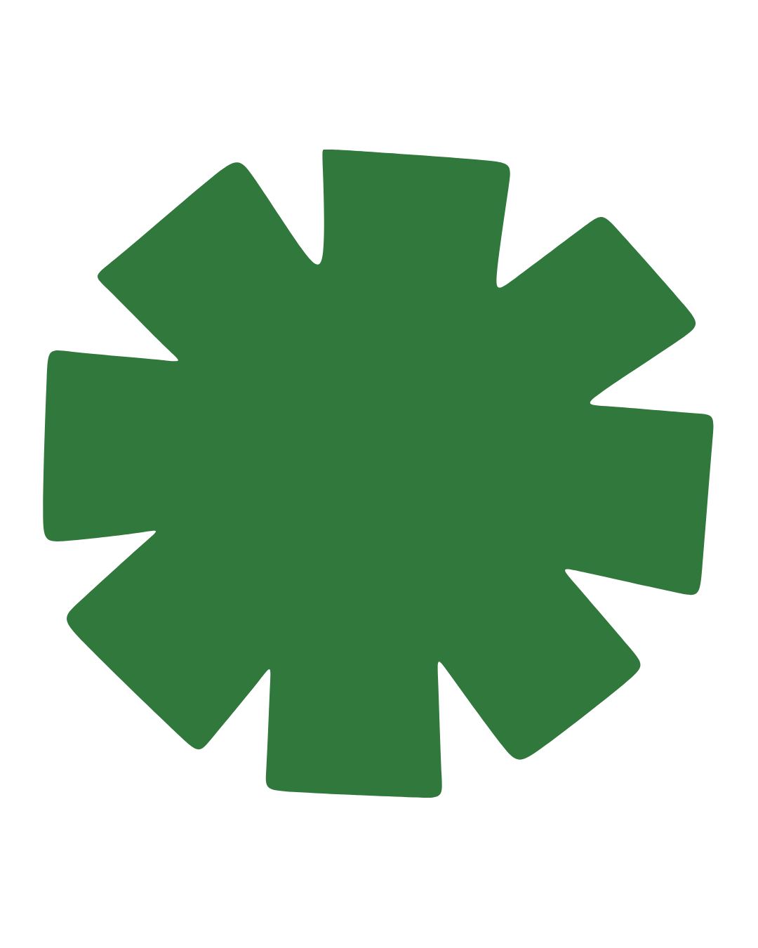 Green recycle symbol with arrows forming a circular shape