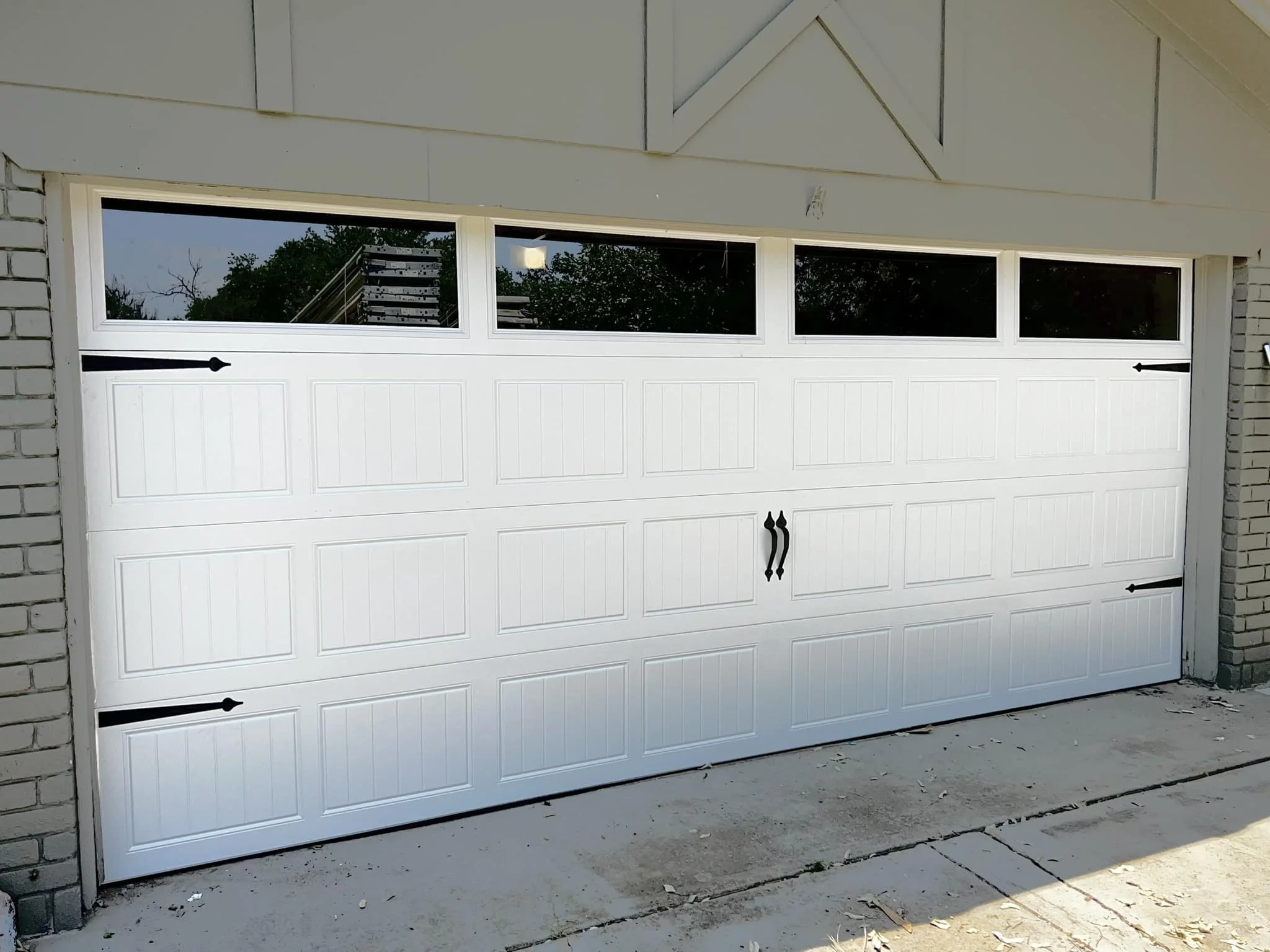 New garage doors and door installations