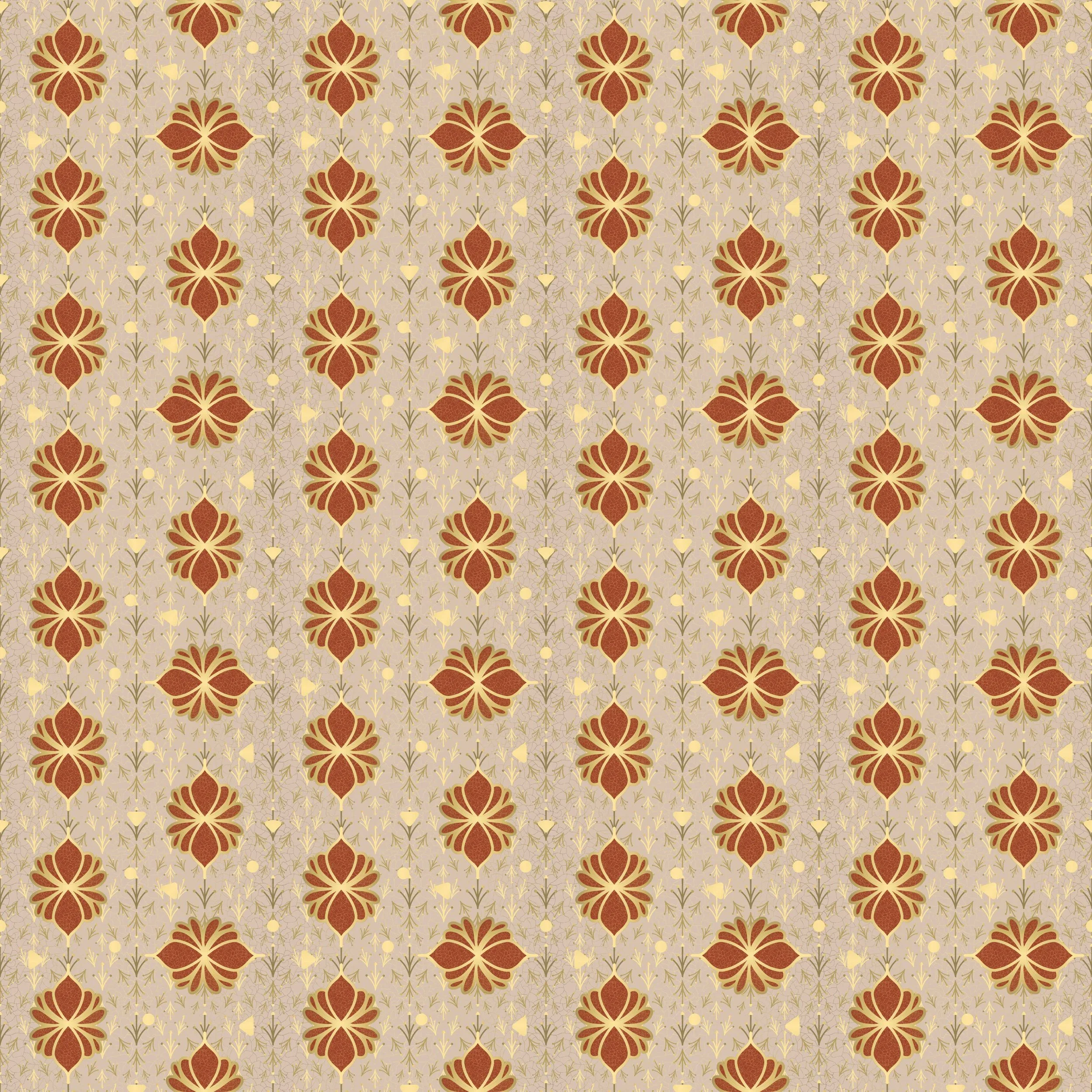 Deco Fleur Rust Small — SFA25A193