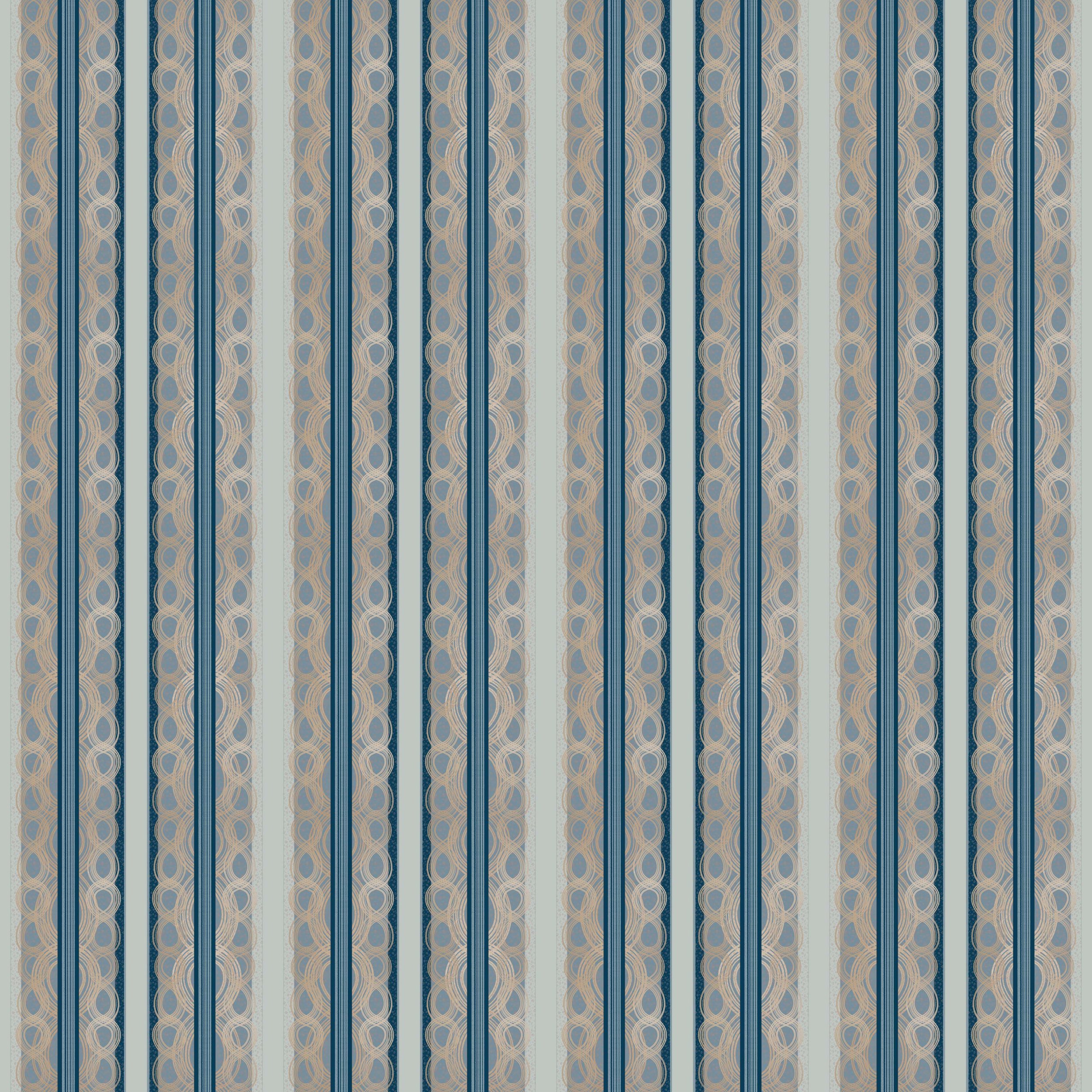 Serenade Stripes Gray Blue — SFA25073